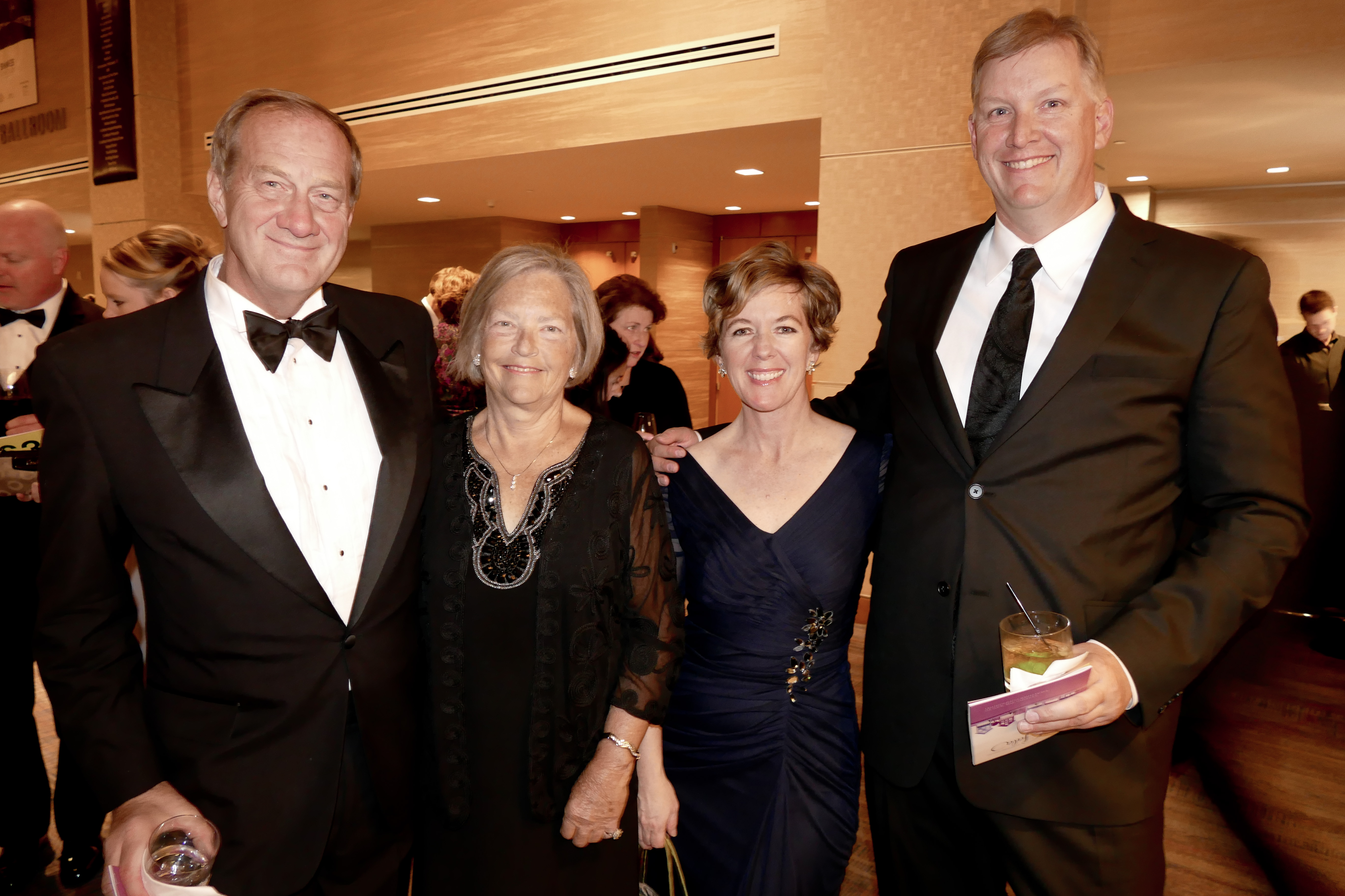 Ted and Jan Harms, left, Shelley Thompson, Phil Canterbury