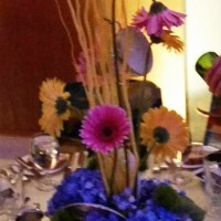 Centerpieces donated by BJ Dyer, Bouquets
