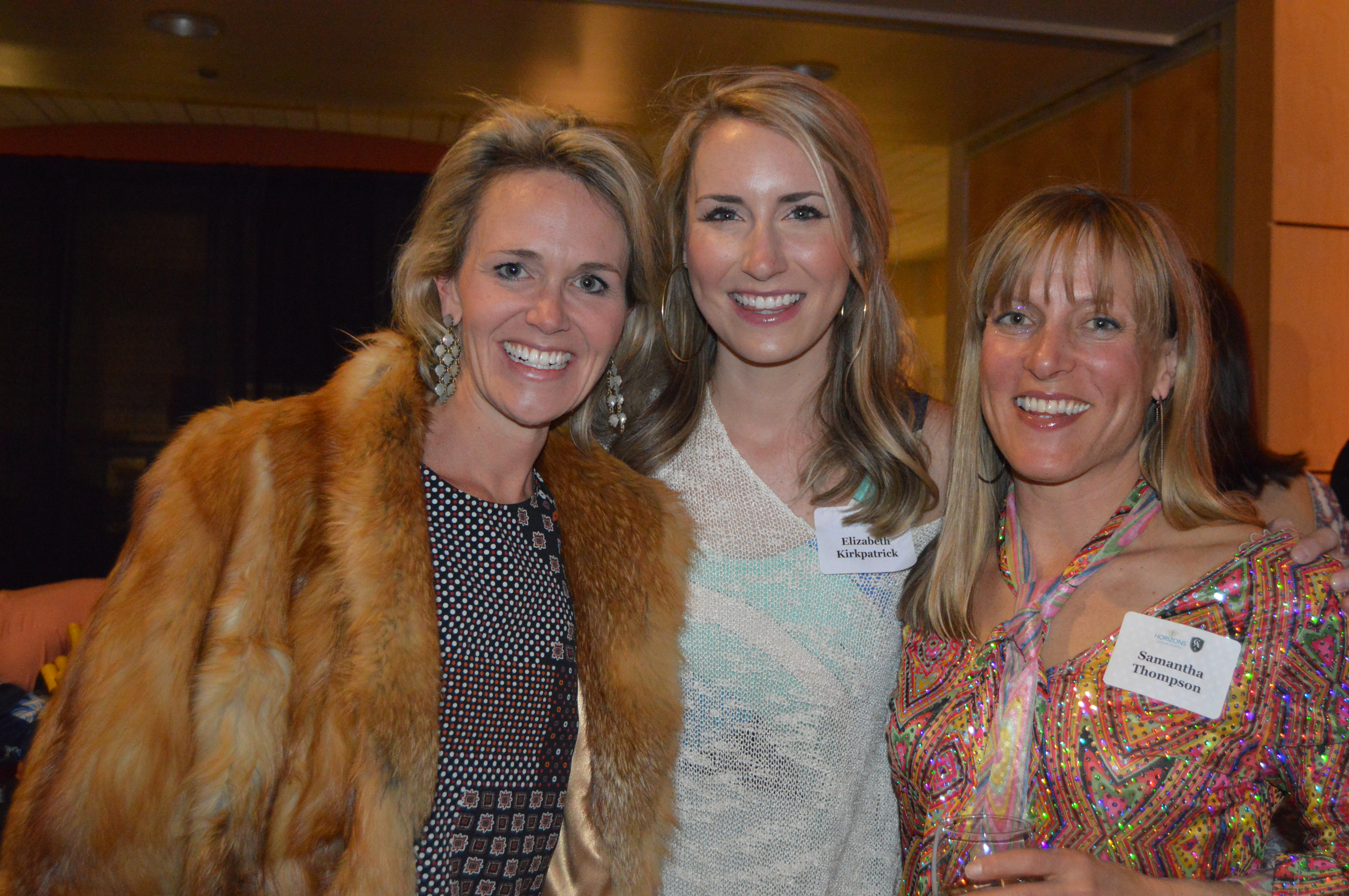 (l to r) Jocelyn Ese, Elizabeth Kirkpatrick and Samantha Thompson