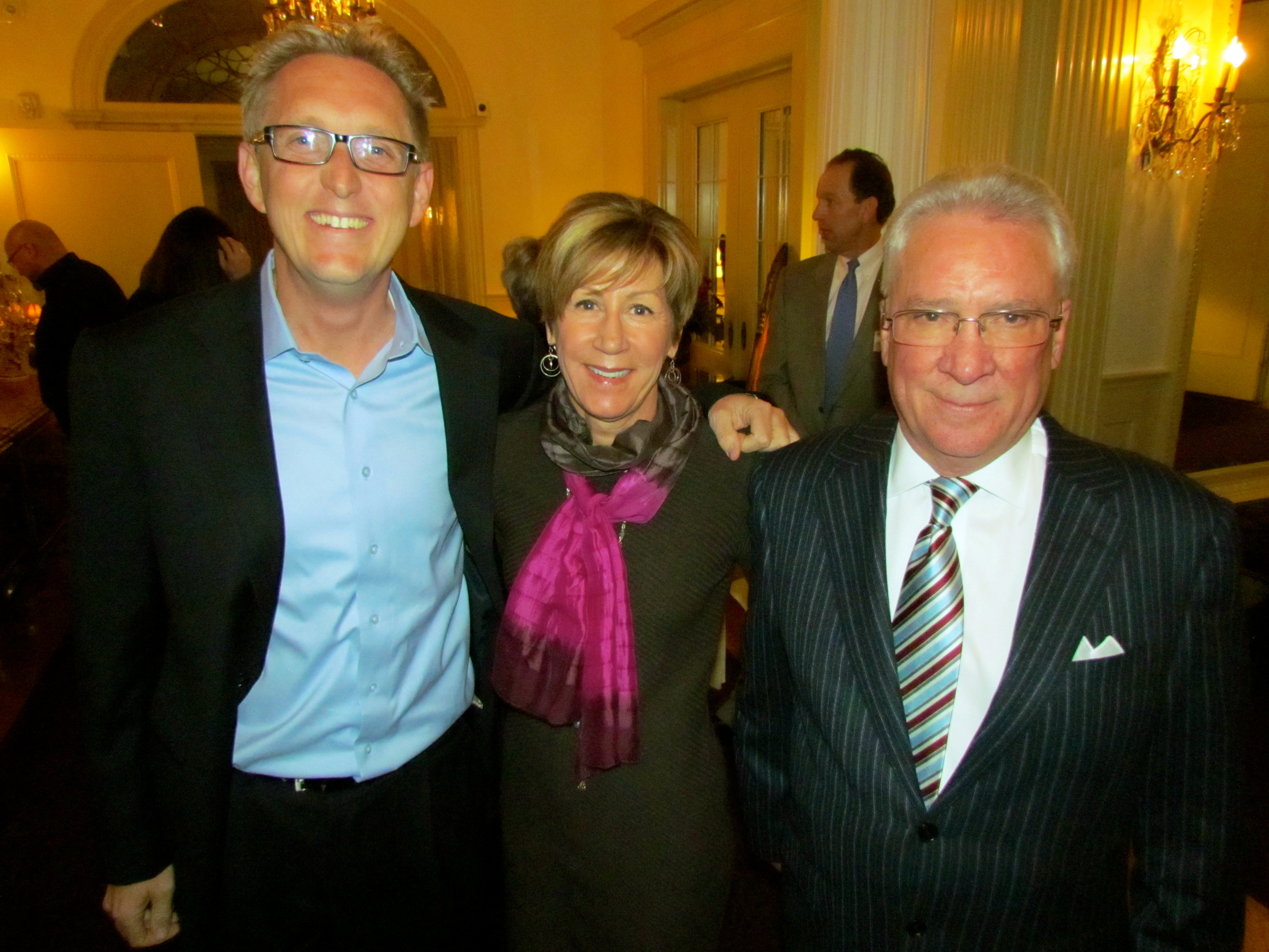 (lr) Jamie Van Leeuwen, Sue Renner, Blair Richardson, Chair of