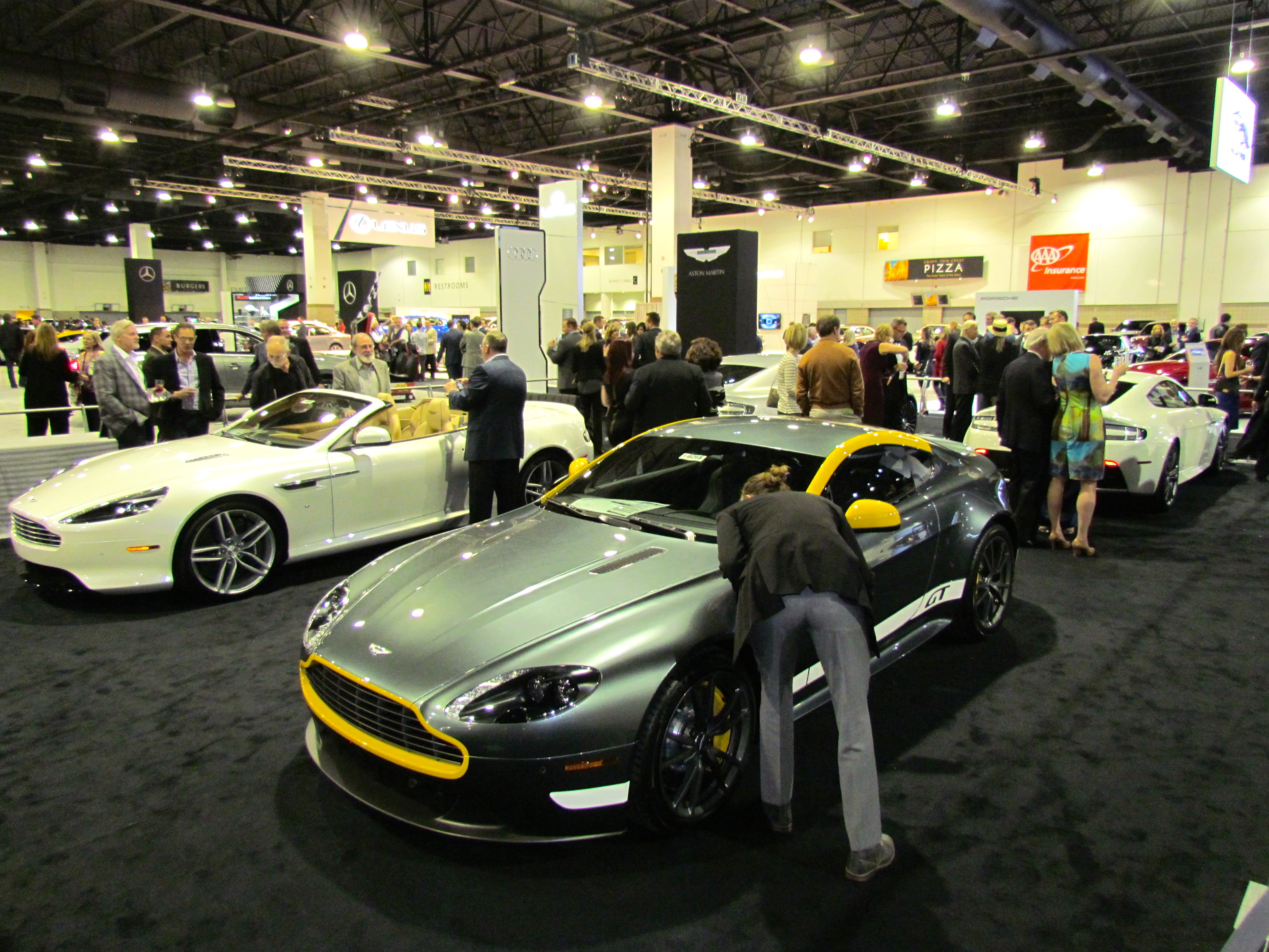 Guests getting the first look before the Denver Auto Show