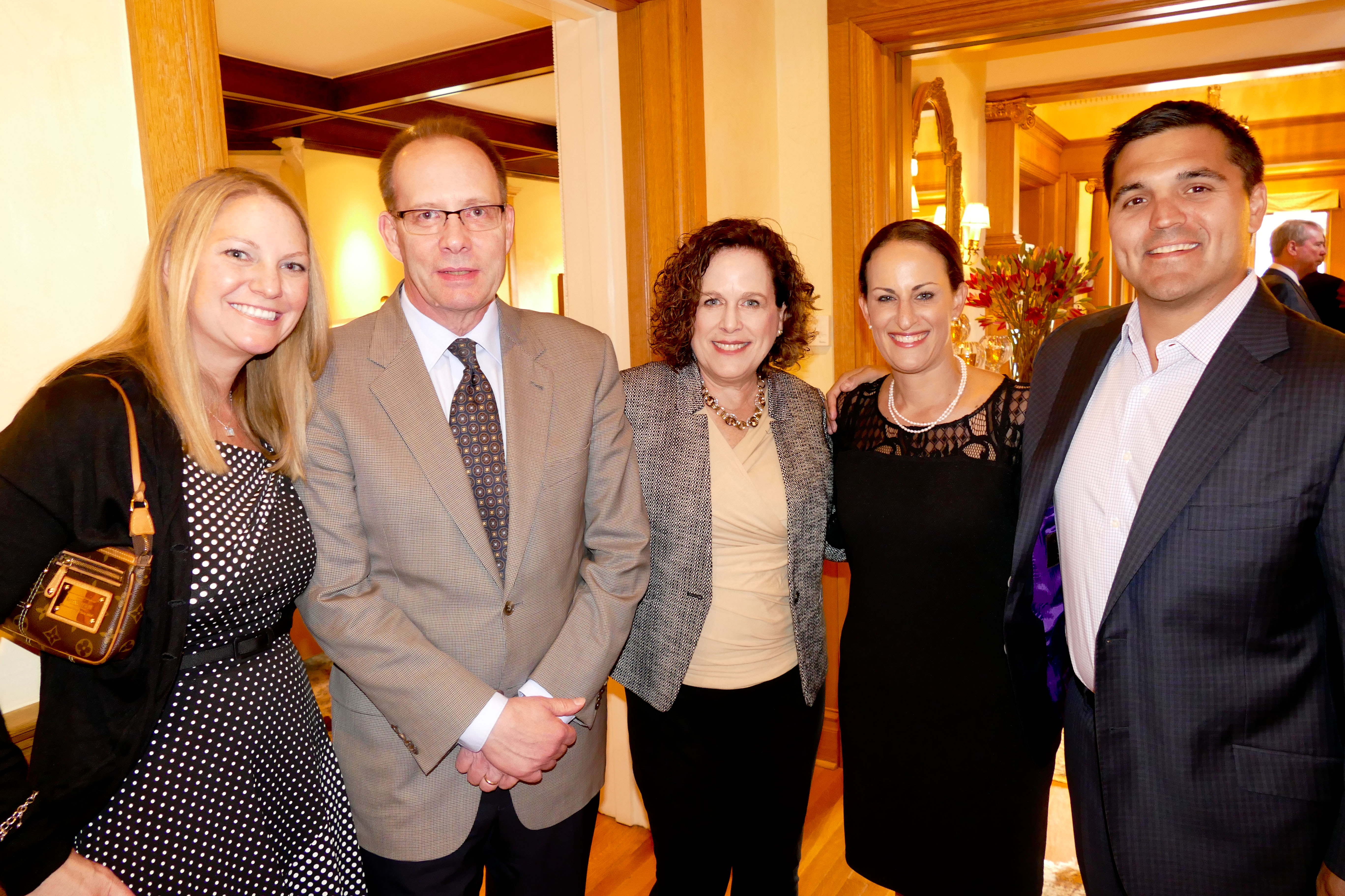 Taylor Surroz, left, Charles and Madeline Daley, Diana and Brian Parks