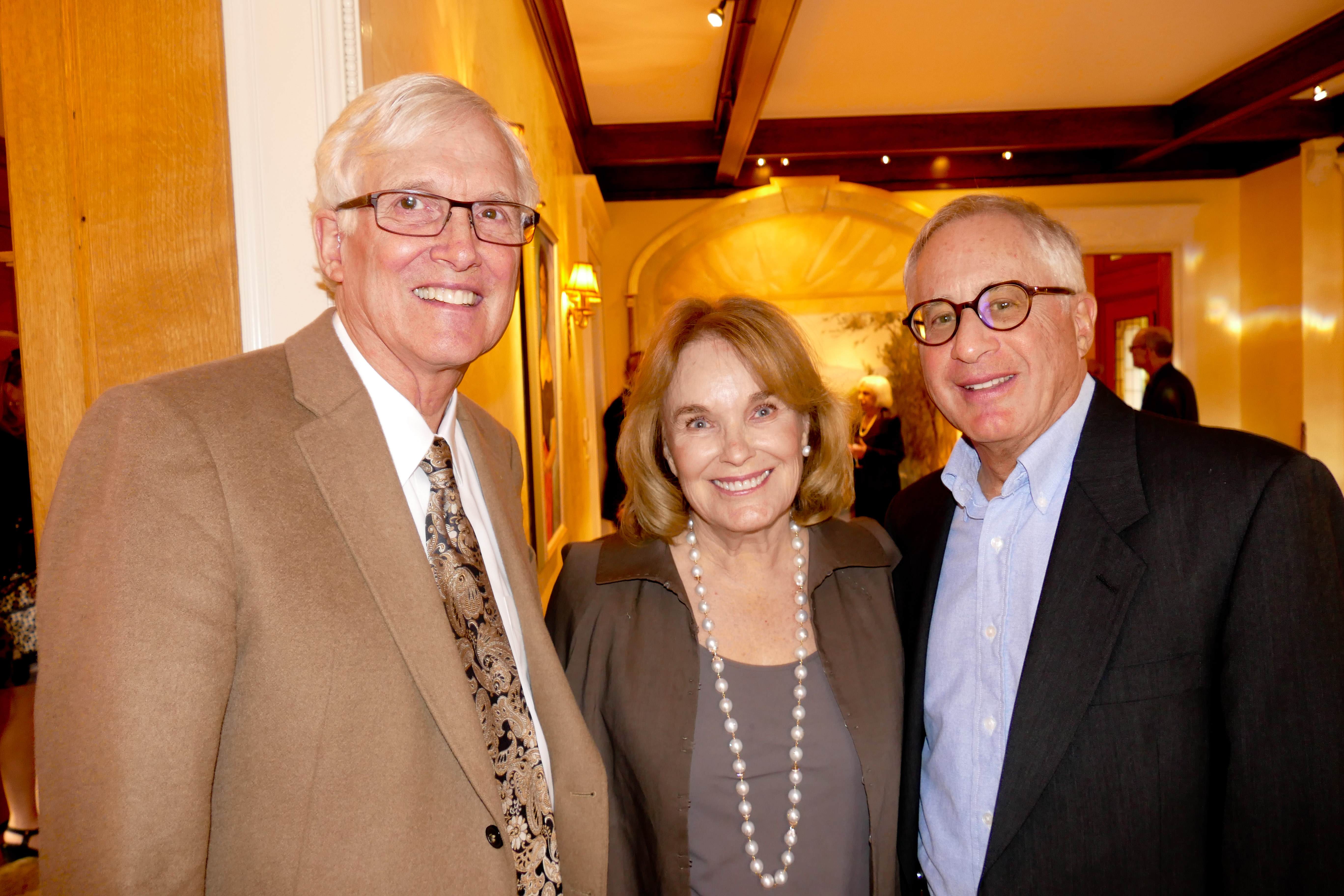 James and Kathy Crapo, left, and Lou Bluestein