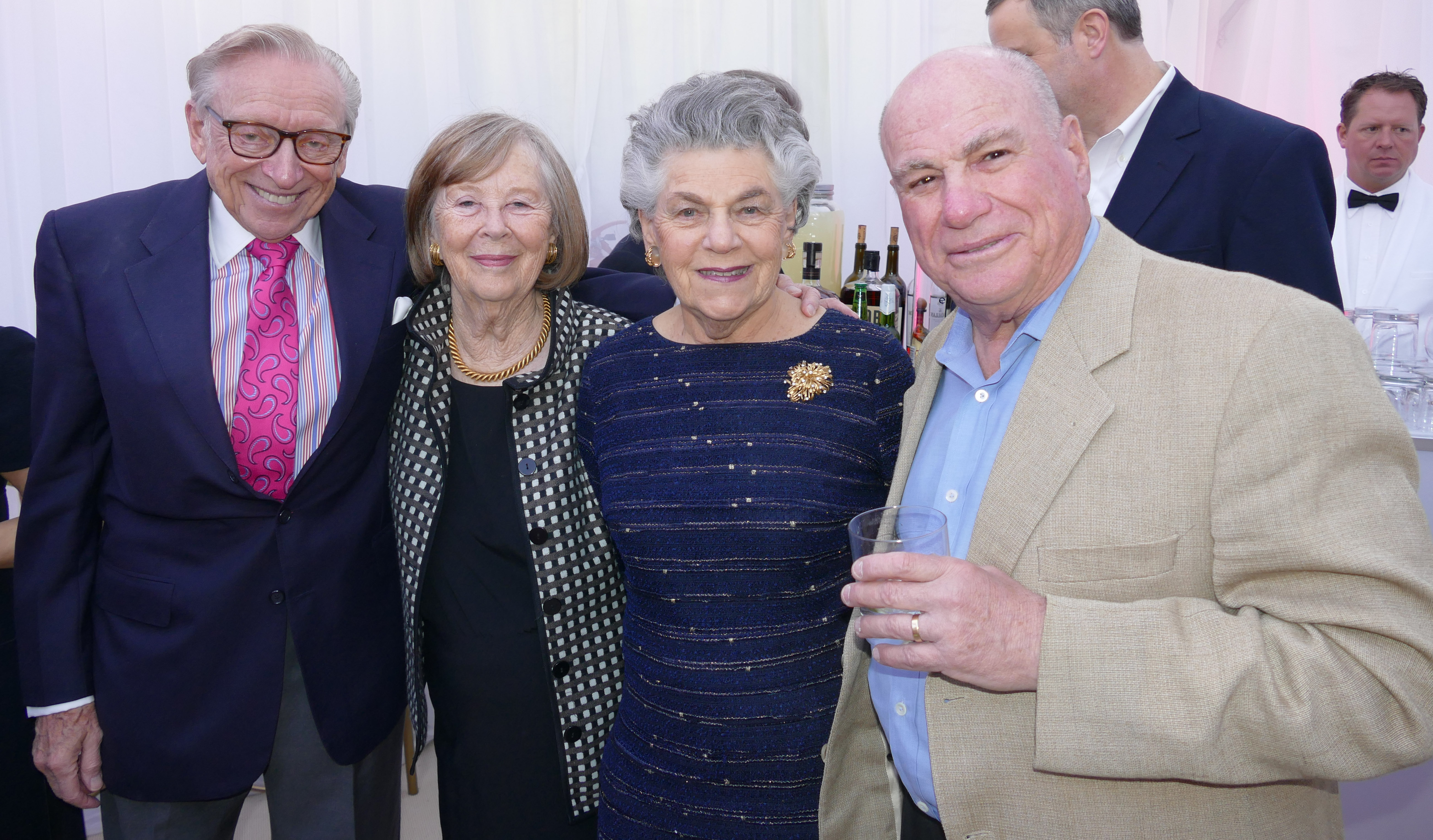 Larry Silverstein, left, Gerri Cohen, Klara Silverstein and Erwin Gelfand