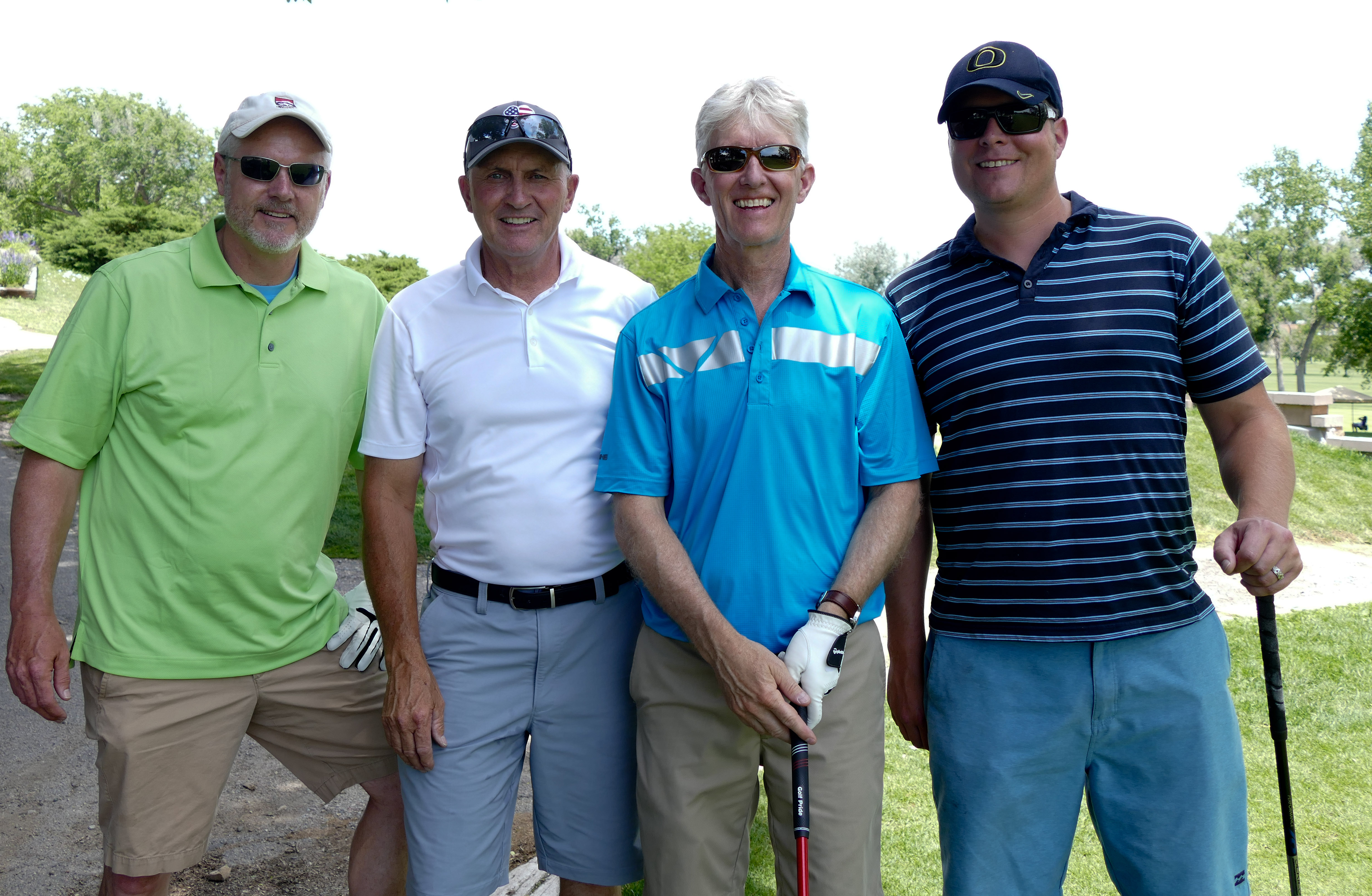 Joel Sebald, left, Doug Stout, Jamie Pedler, Travis Bostic