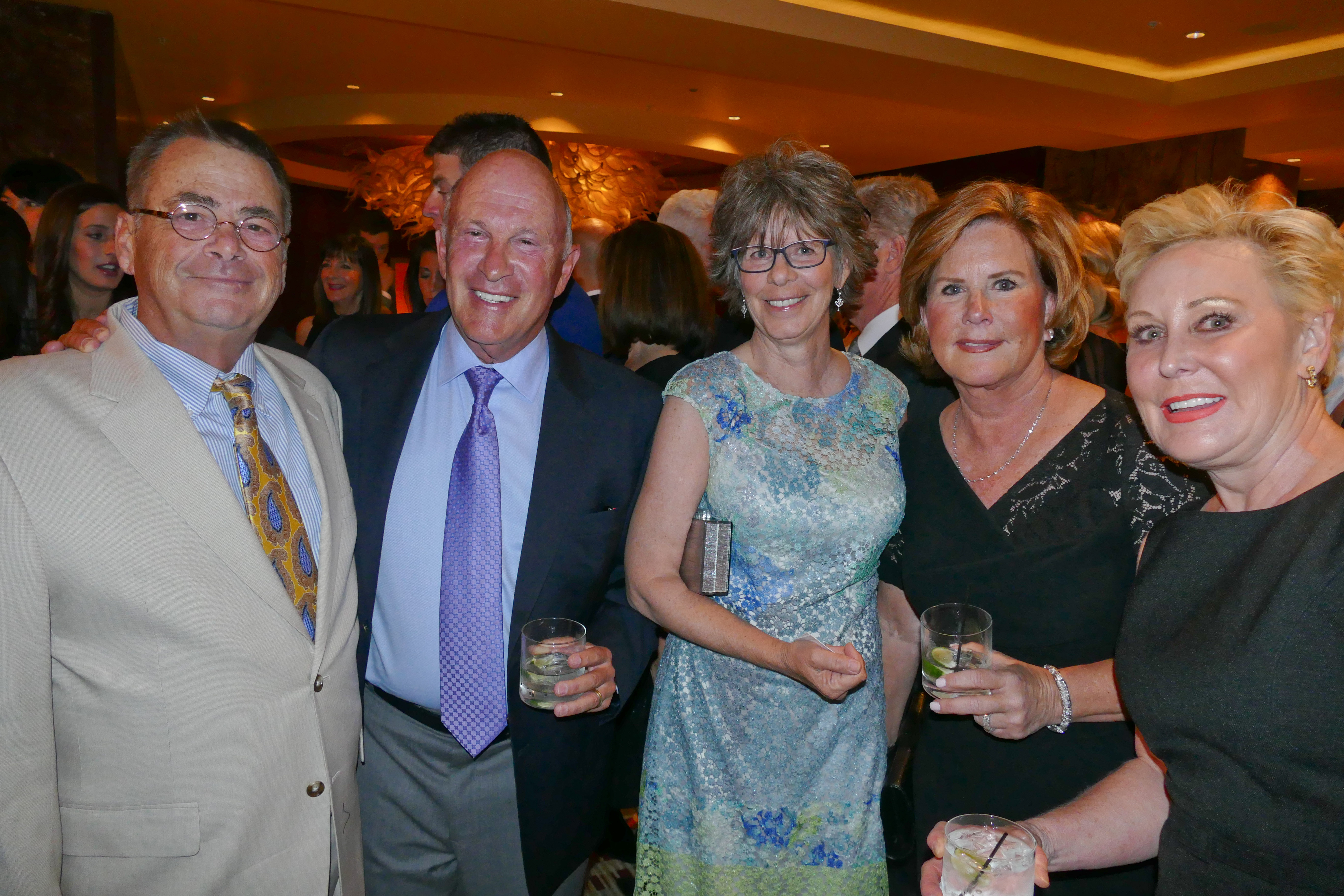 Gary Levine, left, Ed Levine, Connie Levine, Harriet Levine and Pam ...