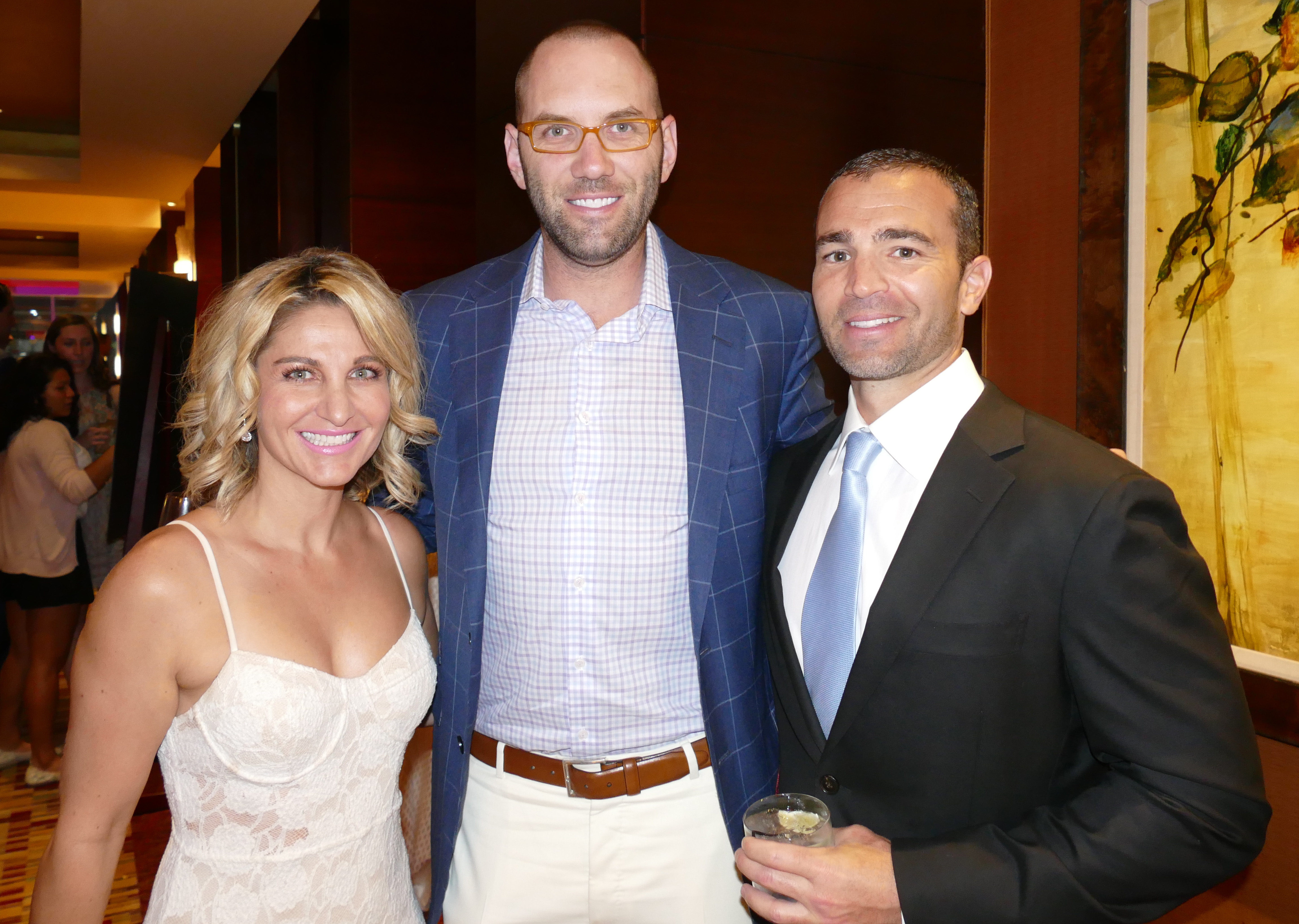 Joy Shalev, left, Andrew Feinstein, Guy Shalev
