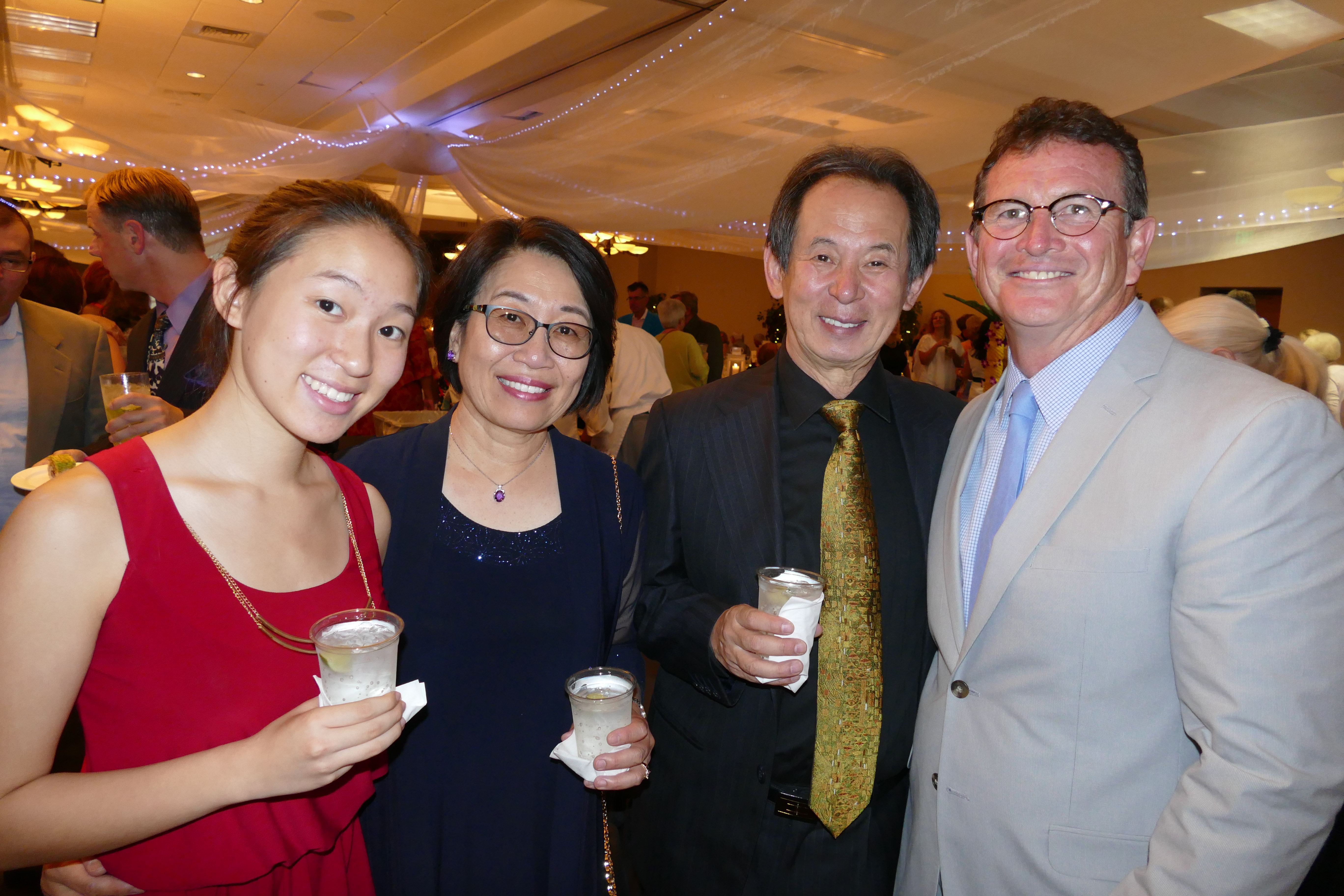 Juliet Chi left Lin Chang Pueblo Symphony Conductor Jacob Chi