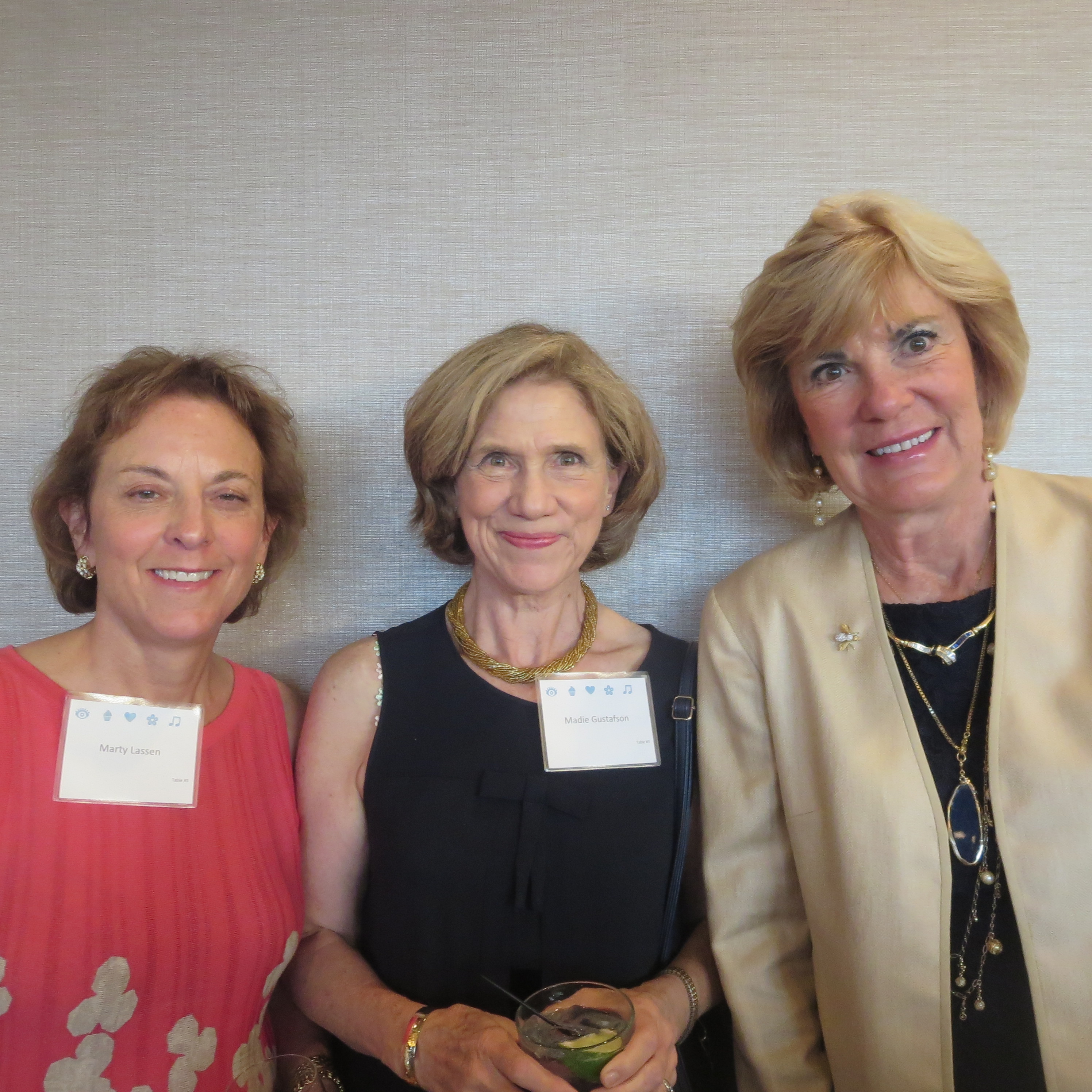 L to R: Marty Lassen, Madie Gustafson, Sondra Williams