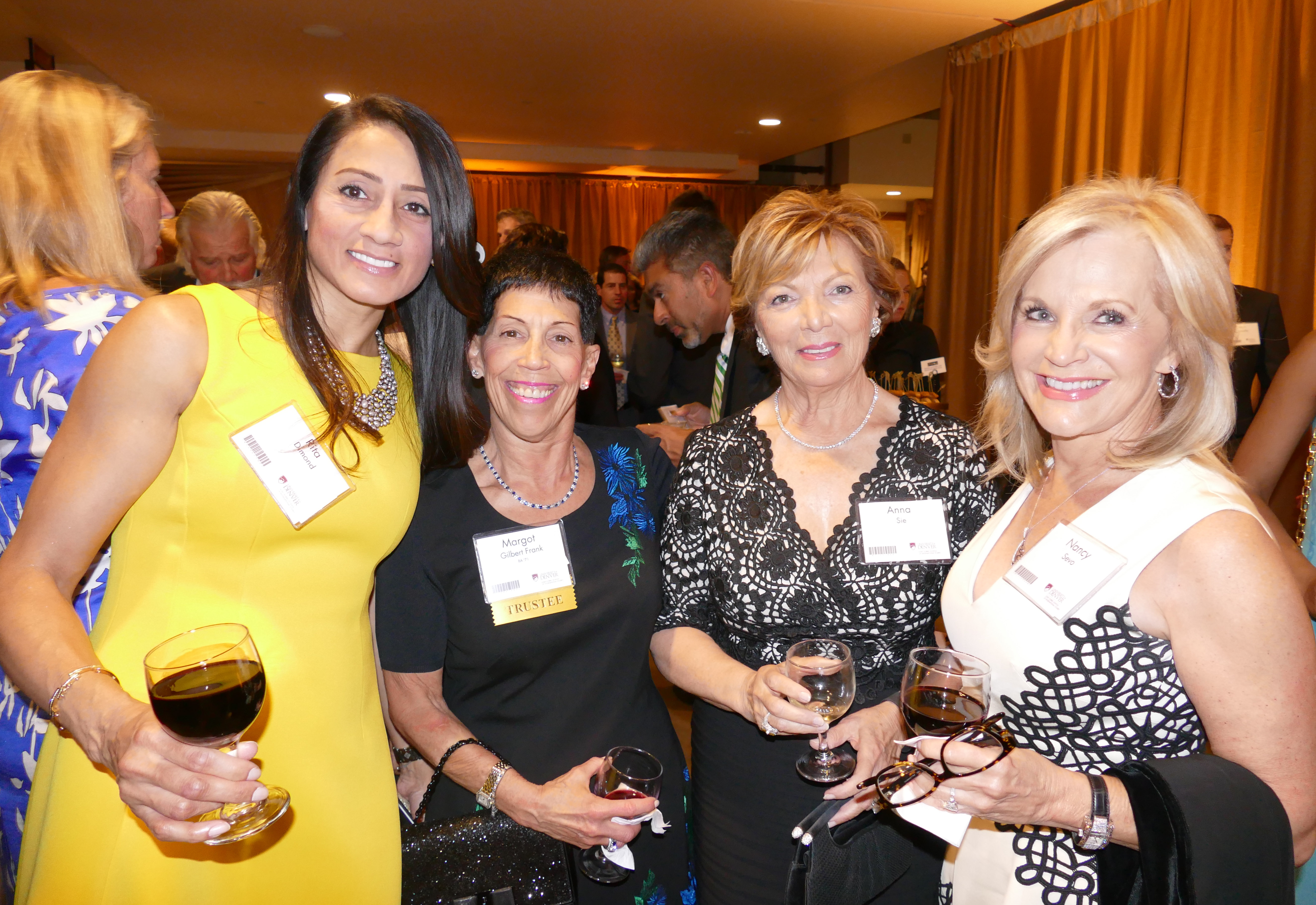 Rita Dimond, left, Margot Gilbert Frank (trustee), Anna Sie and Nancy Sevo