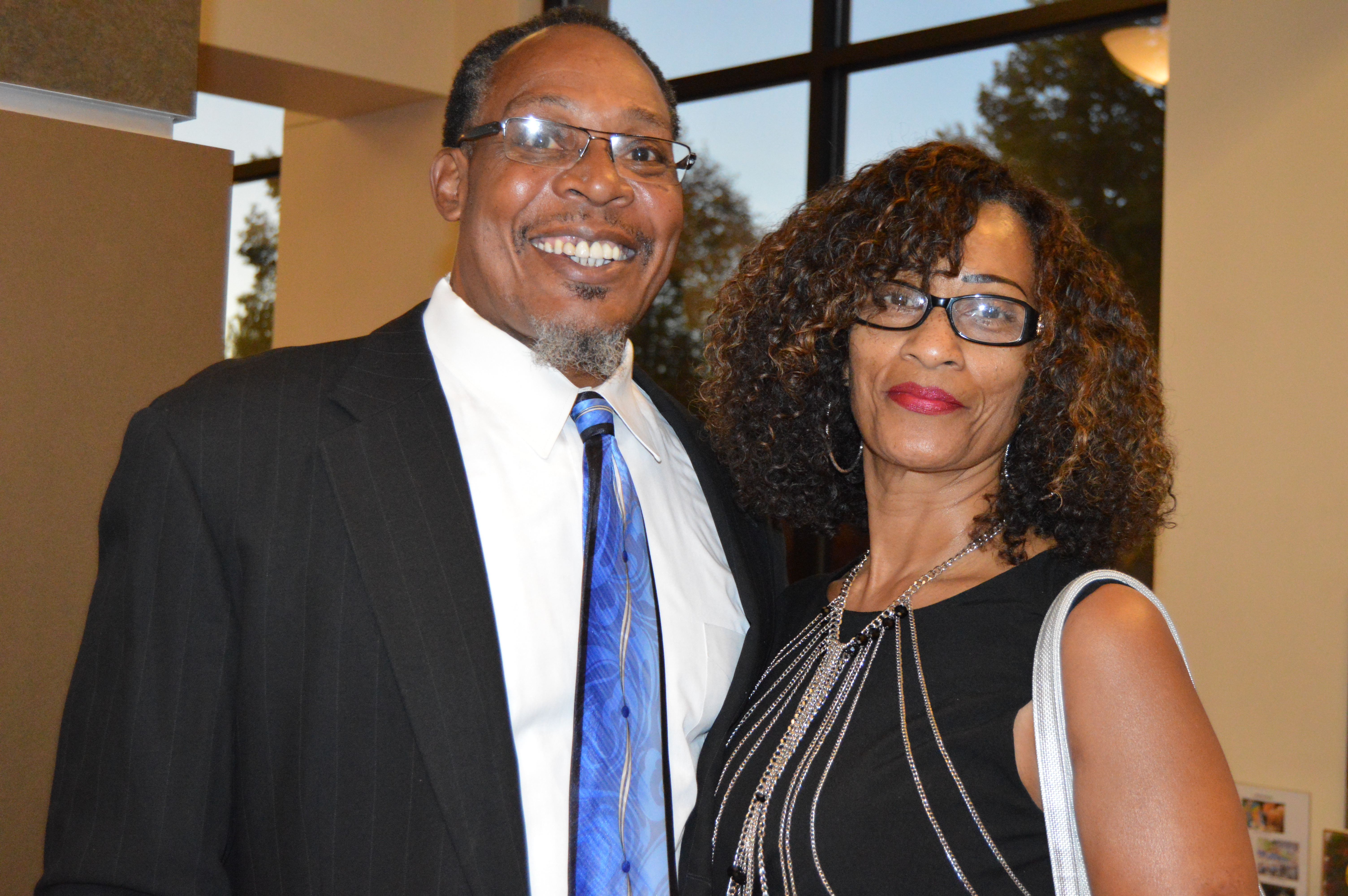 Former Denver Bronco Larry and Dorothy Evans