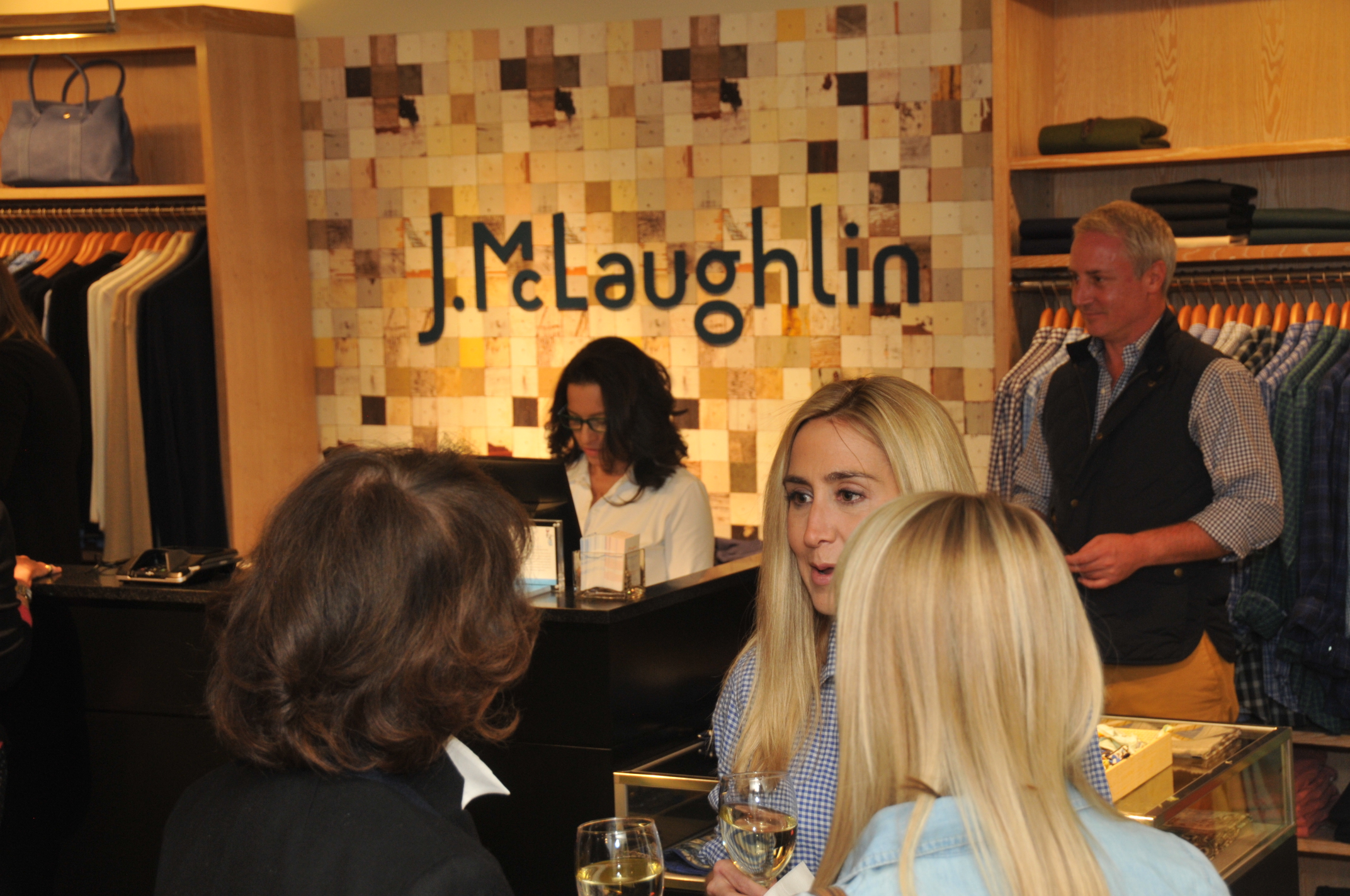 Some 30+ people attended the fundraiser at J. McLaughlin's