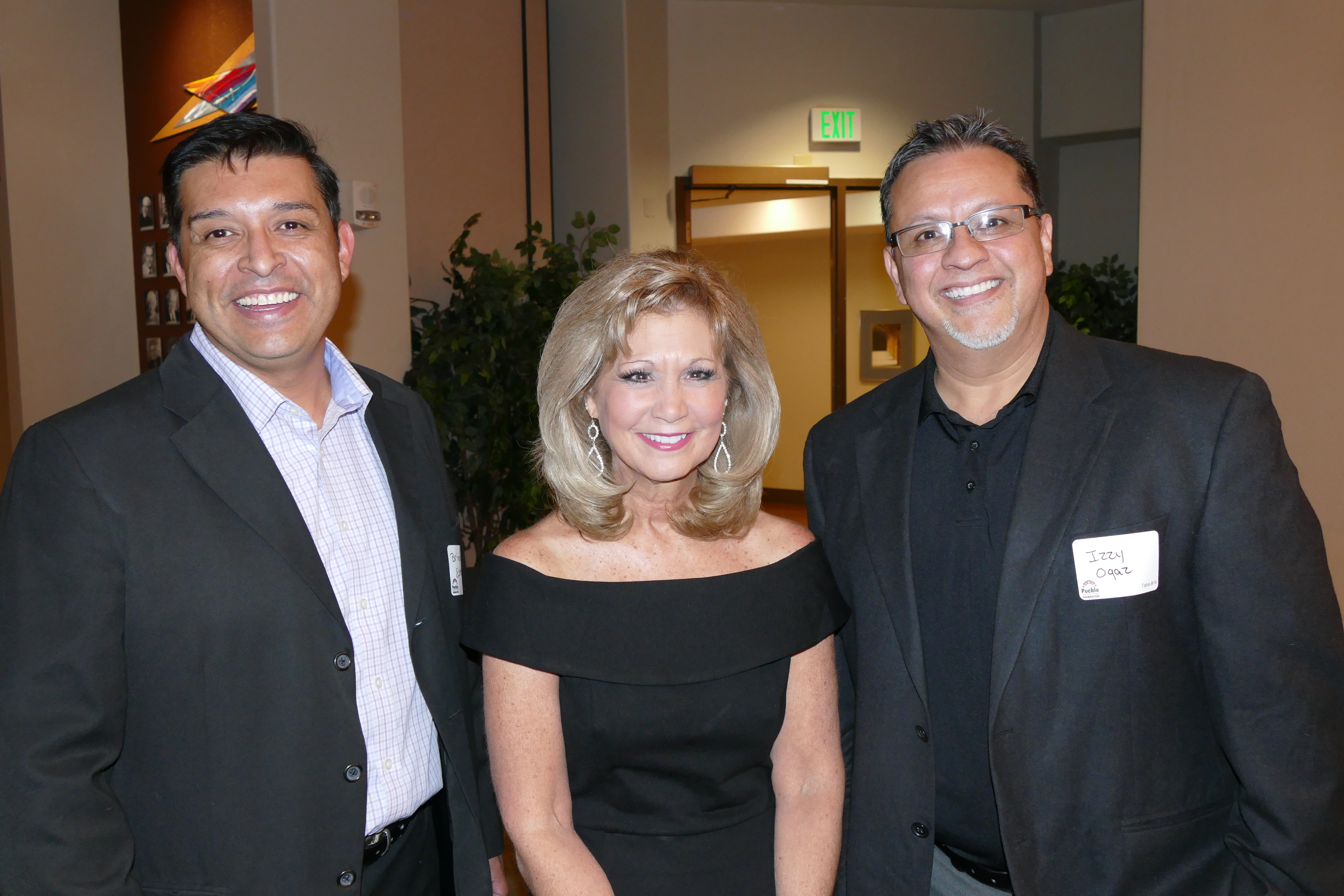 Brian Estrada Pcc President Dr Patty Erjavec And Izzy Ogaz