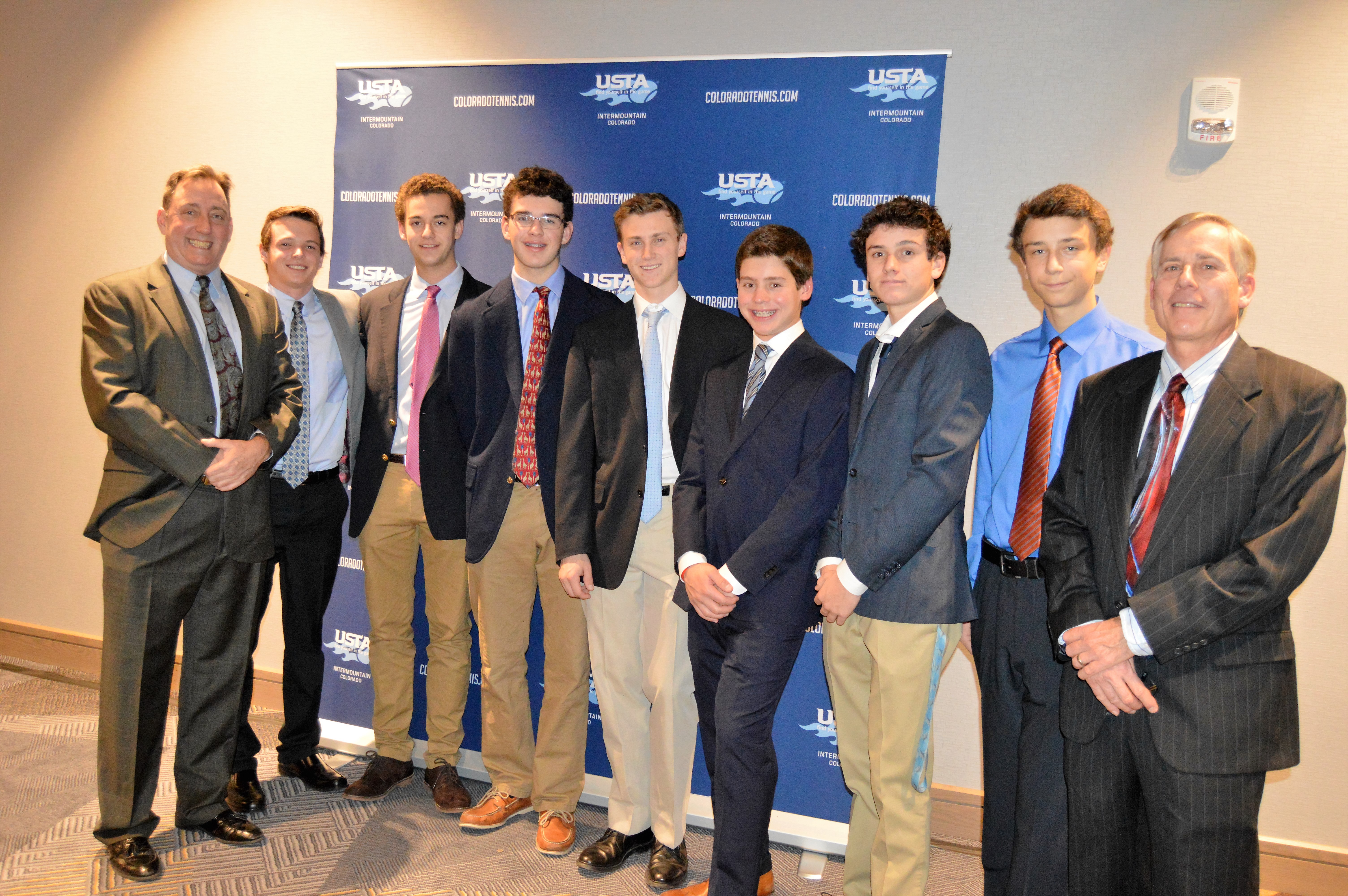 Cherry Creek High School team members and coaches