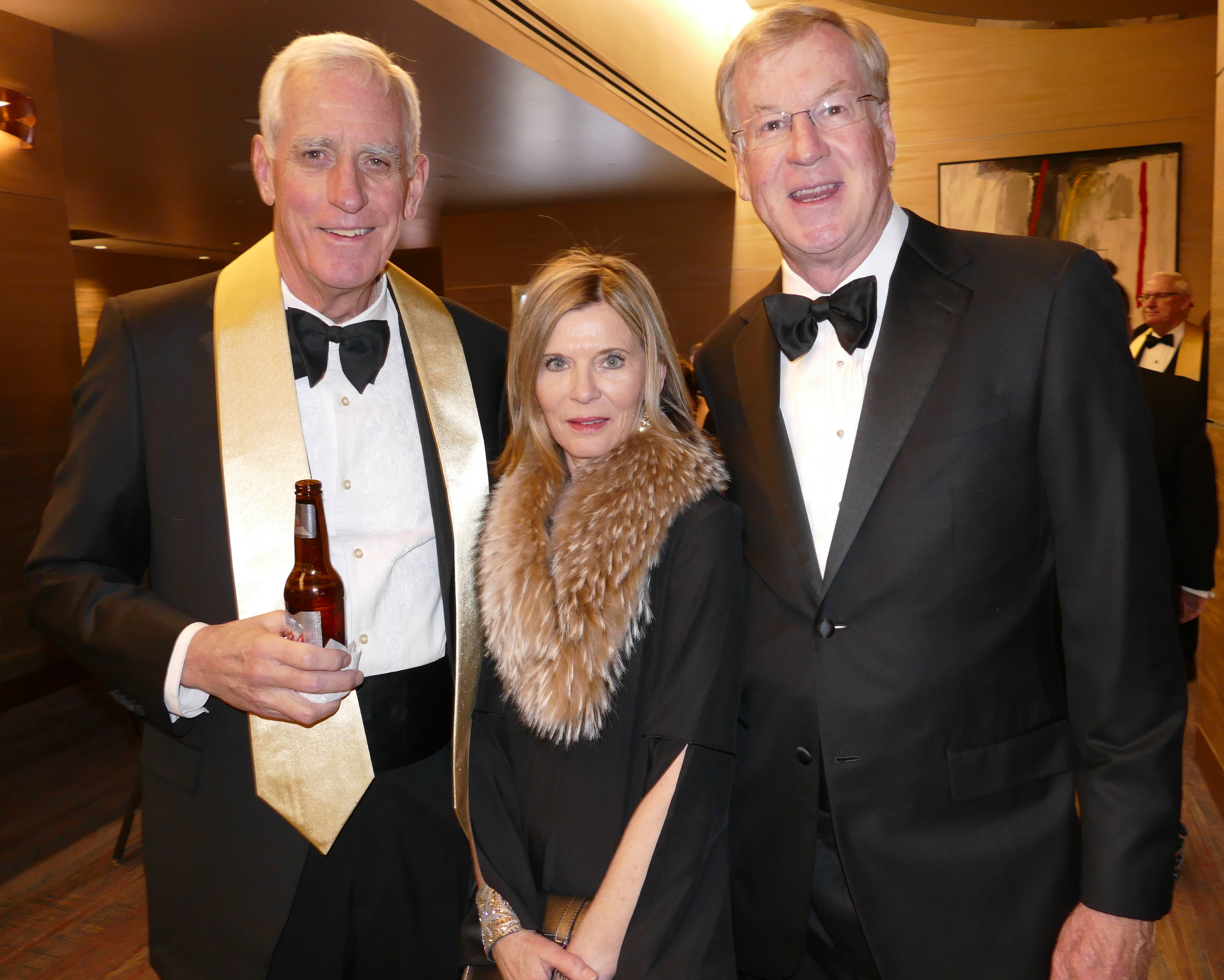 Pete Coors, 2012 laureate, left, with Lorie and Henry Gordon