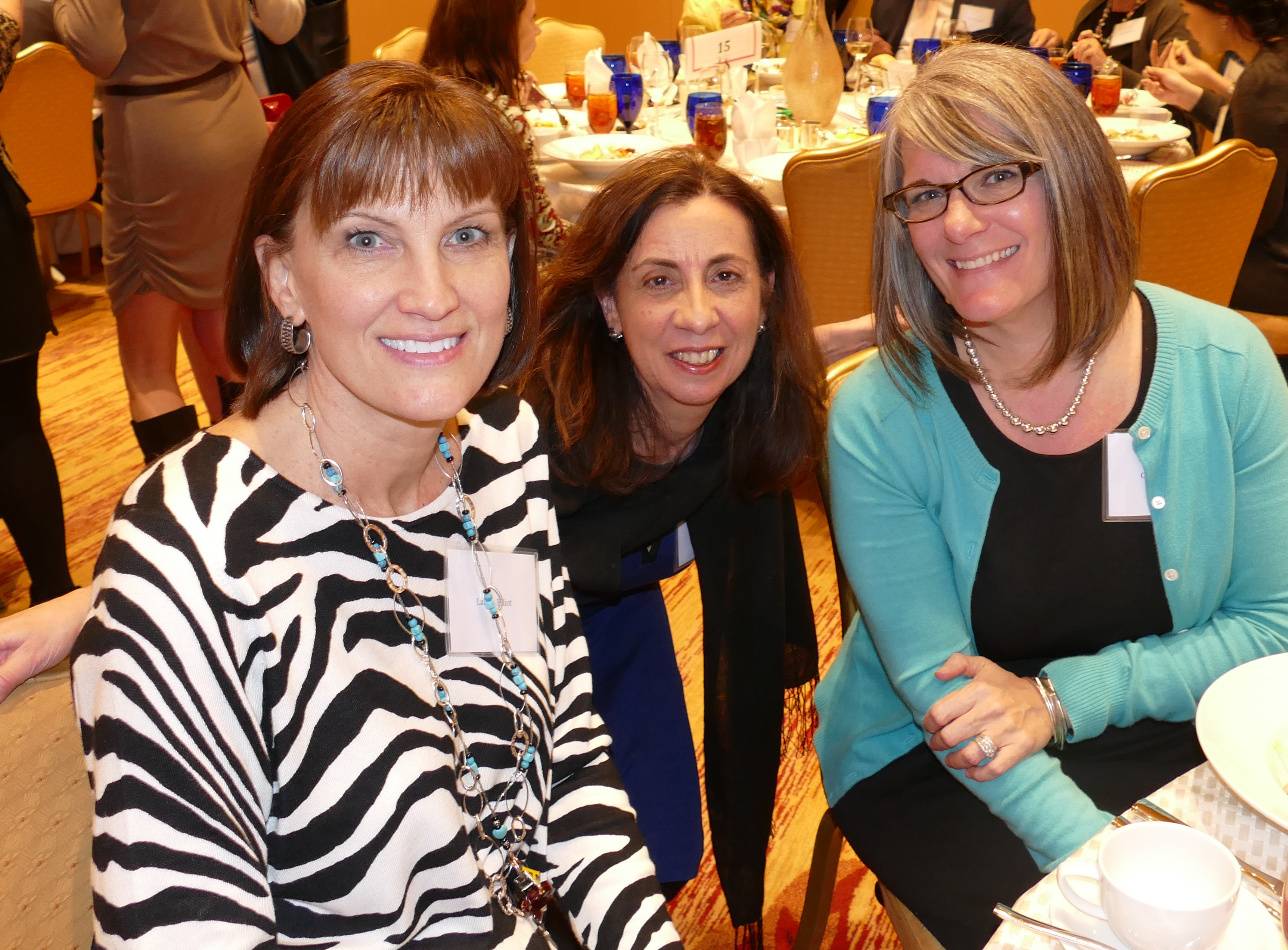 Laurie Elliott, left, Marilyn Spinner and Cynthia Grant