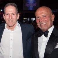 David Koff, left, with CEO of the Colorado Symphony Jerome Kern