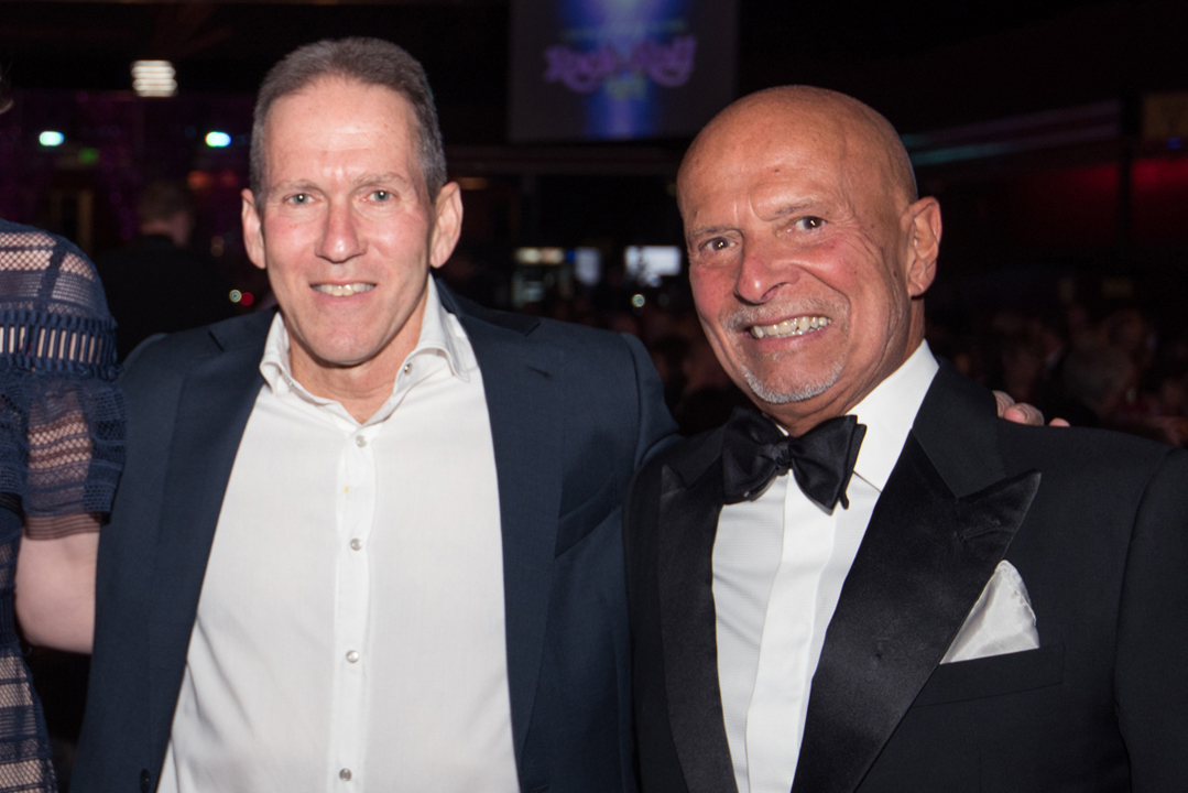 David Koff, left, with CEO of the Colorado Symphony Jerome Kern