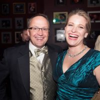 Jim Westerberg, left, with Emily Musser