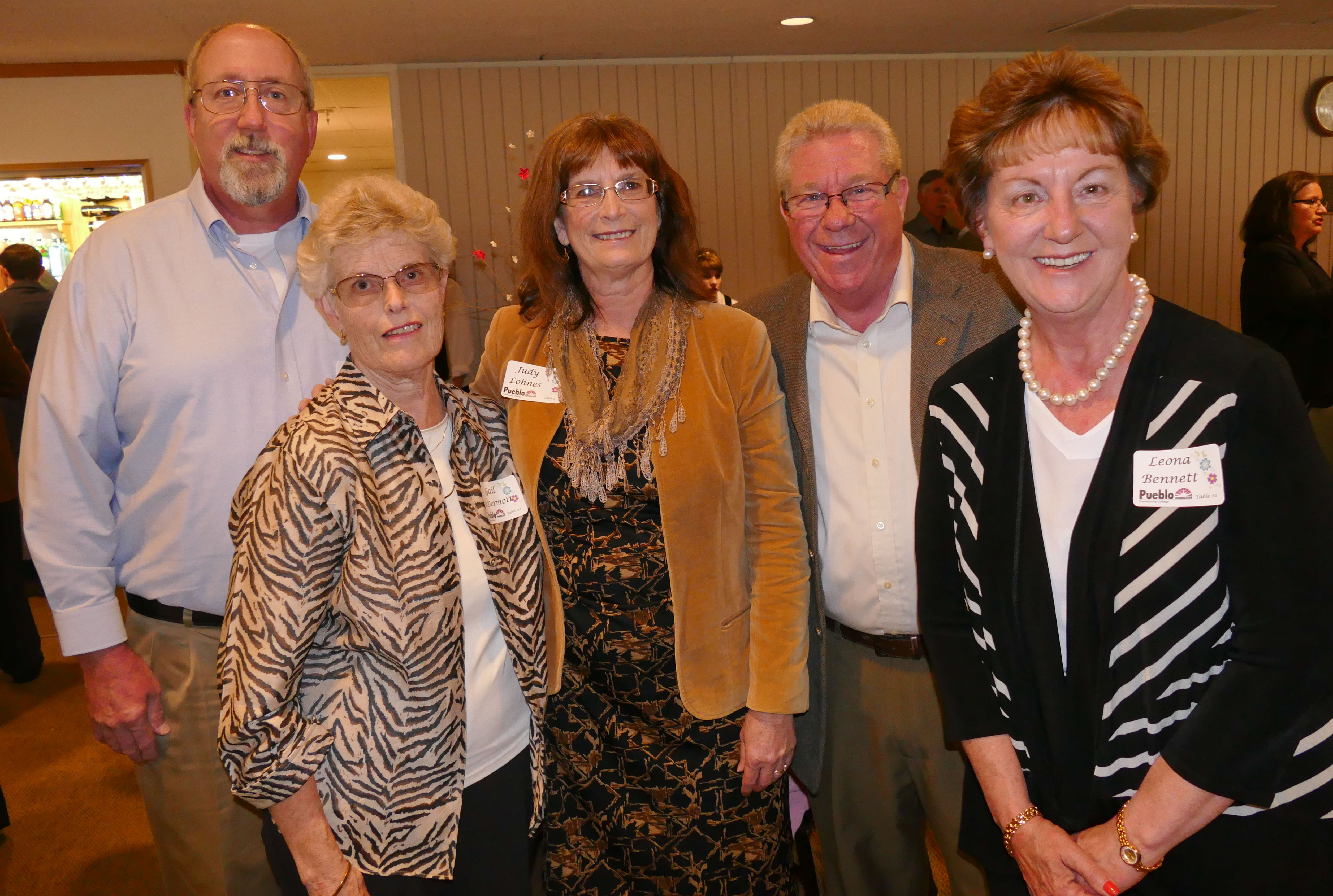 John Papen, left, Gail McDermott, inductee Judy Lohnes, Terry Hamilton ...