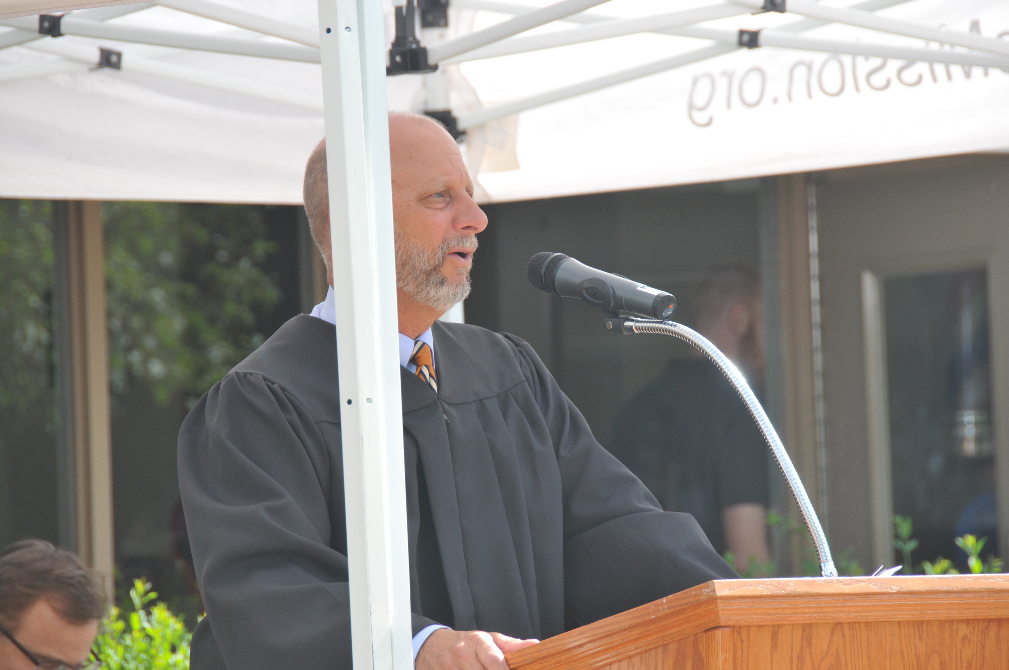 President/CEO Brad Meuli helped present diplomas