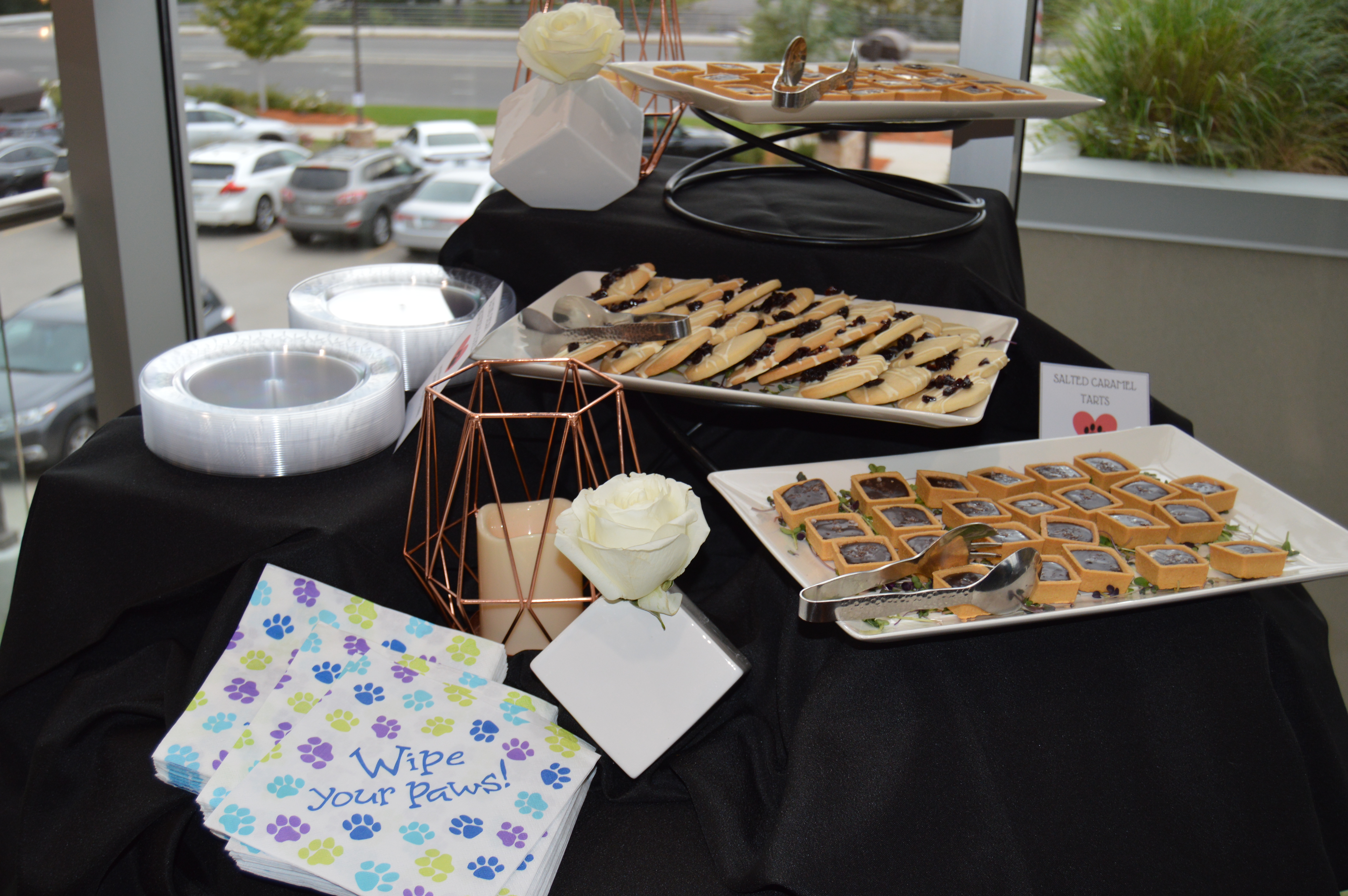 Biscuits and Berries provided tasty treats for the twolegged guests.