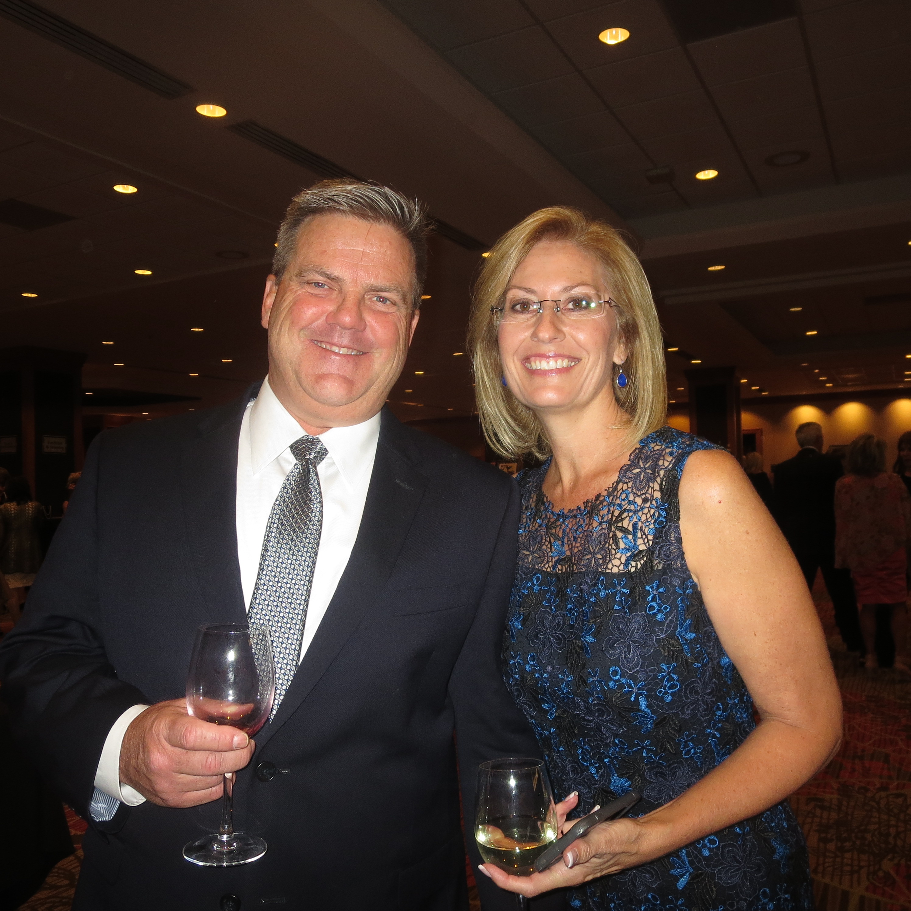 Michael Hensrud, Gina Berg, CEO, RMMS Center