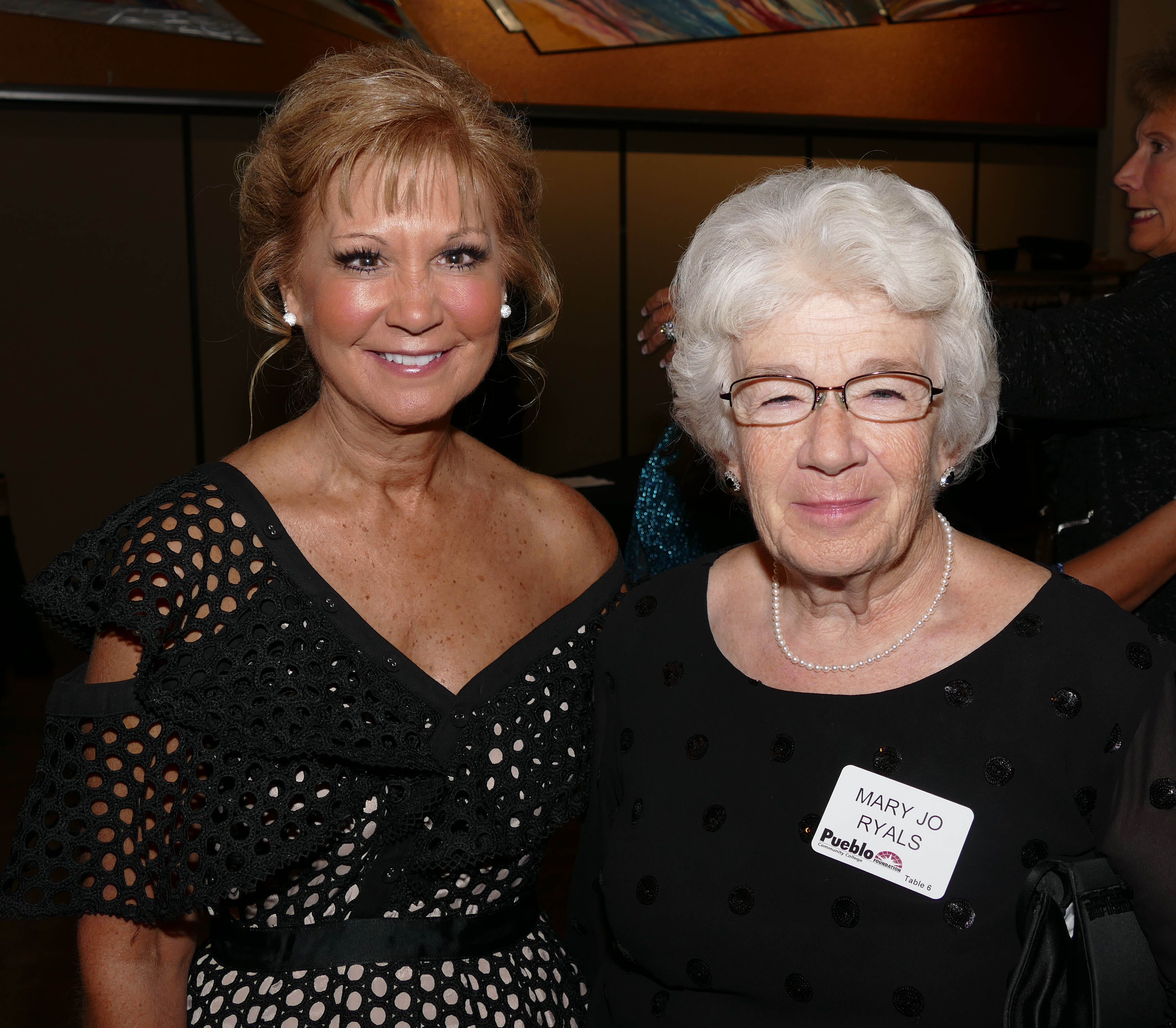 Pcc President Dr Patty Erjavec Left With Mary Jo Ryals