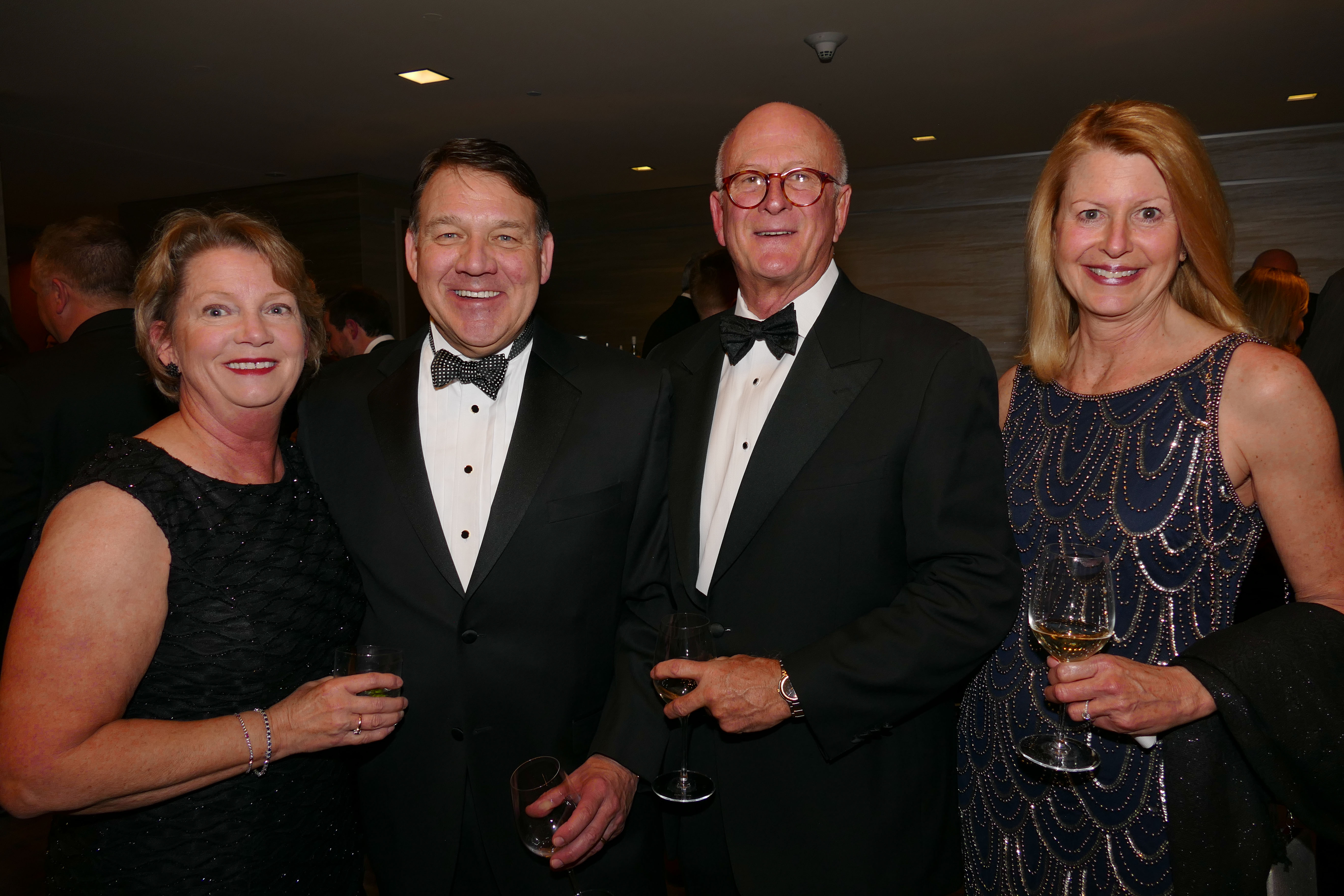 Terri and Mike Fordyce, left, with Bill Lindsay and Carlene Crall