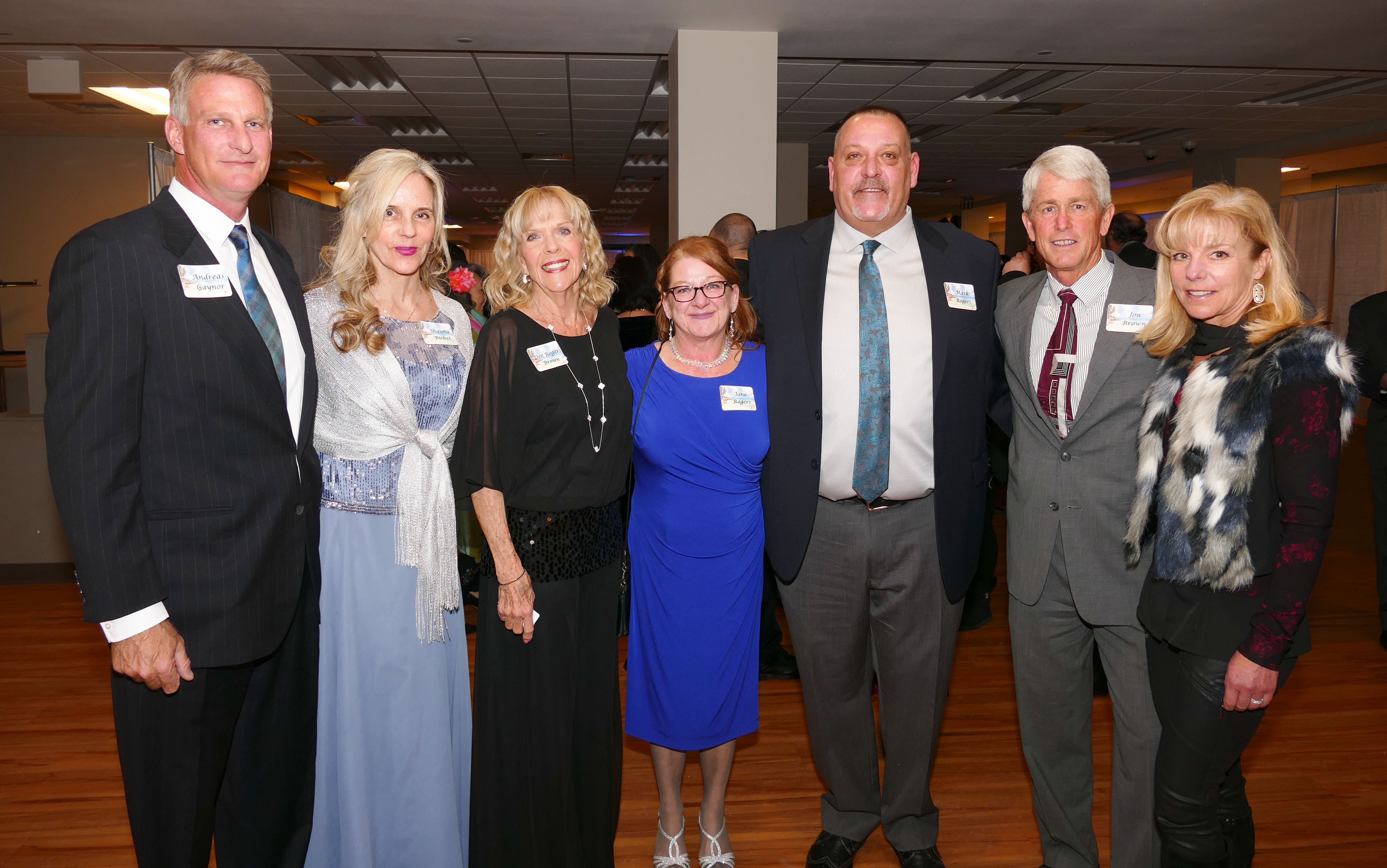 Andreas Gaynor, left, Shauna Bichet, Dee Rogers Brown, Jane and Mark ...