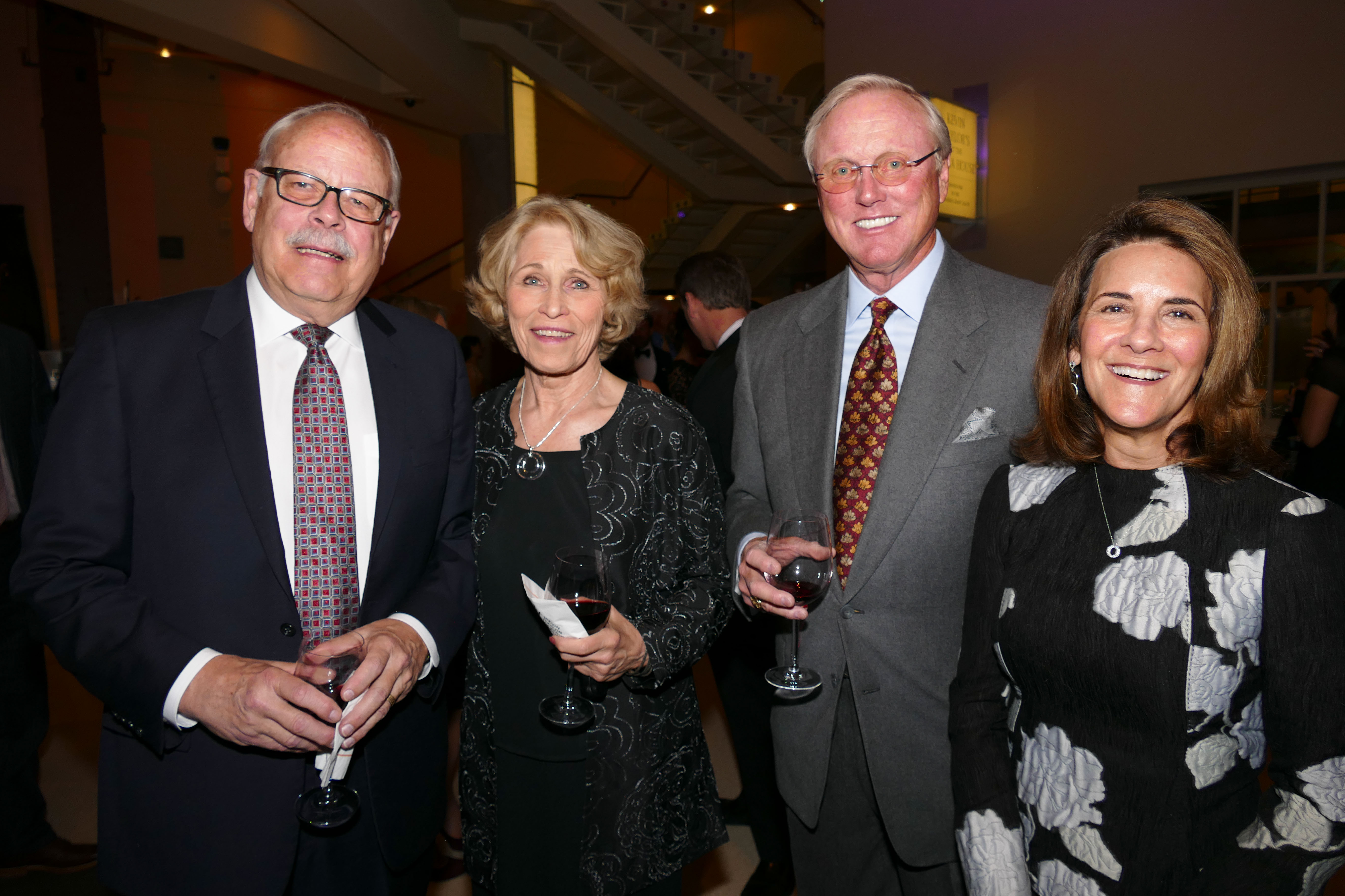 Barry and Pam Gatz, left, with Jim and Ann Boone