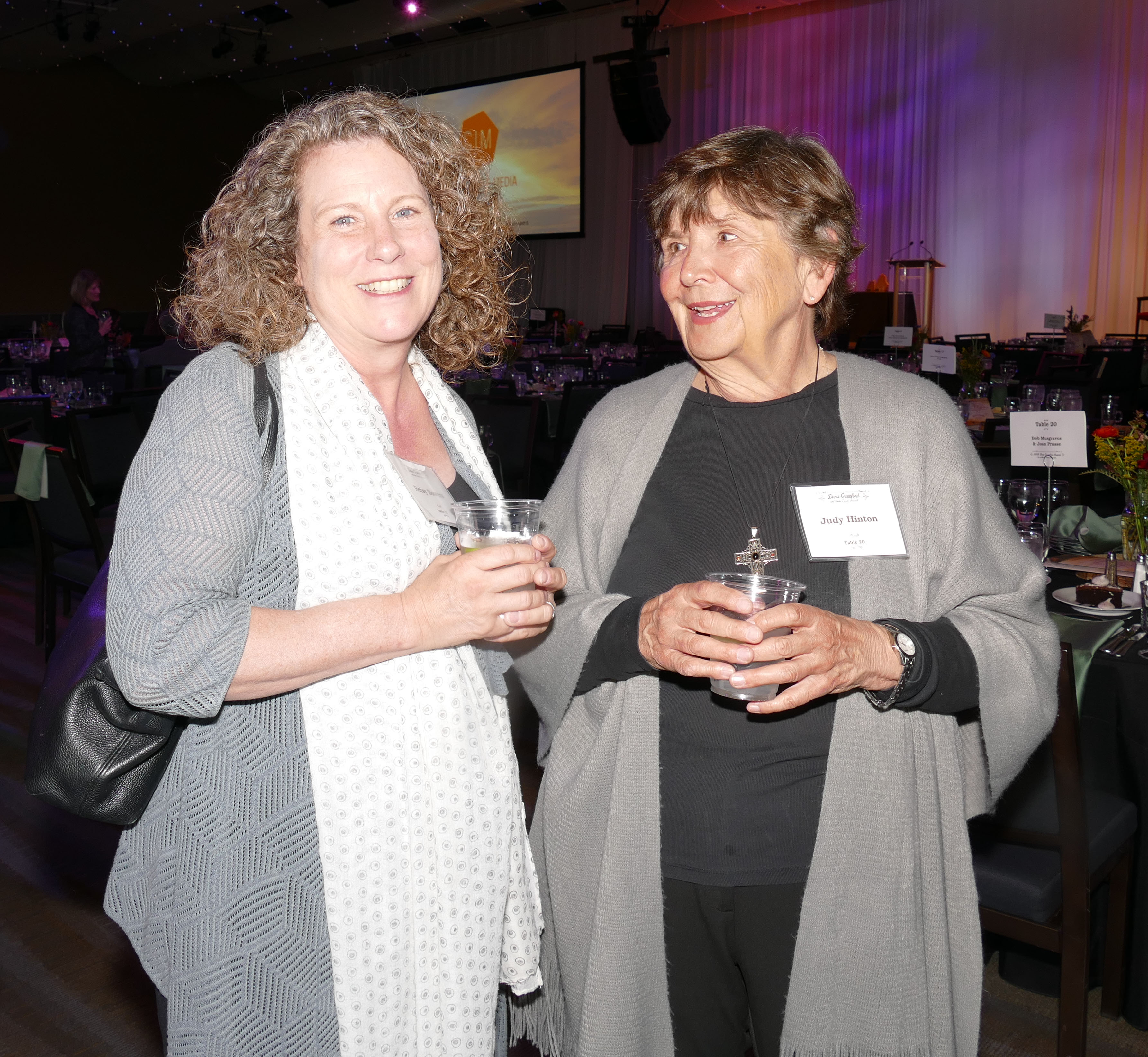 Betsy Bowers, left, and Judy Hinton