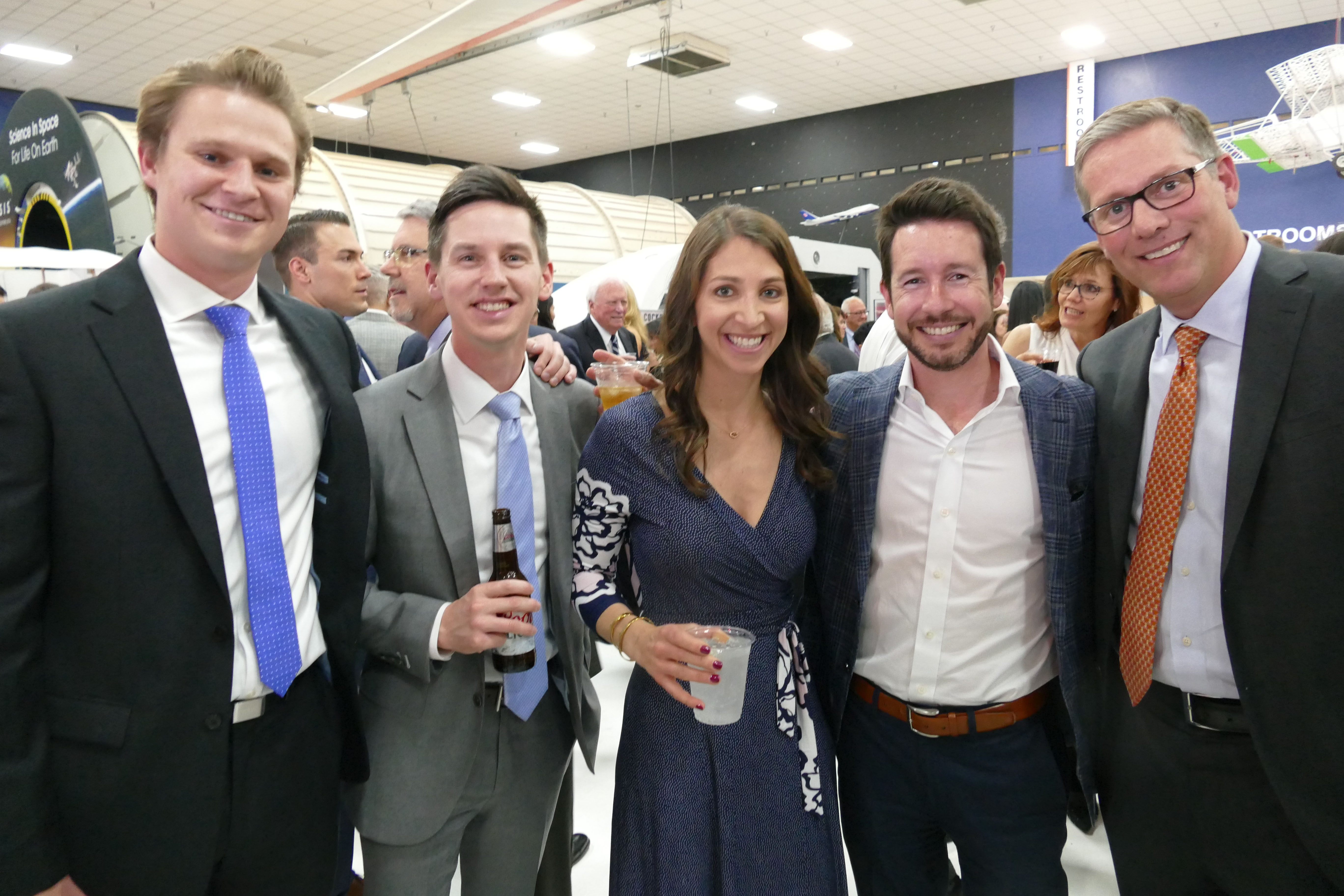 Robert Sullivan, left, Tyler Messner, Rachel and Corey McKiernan