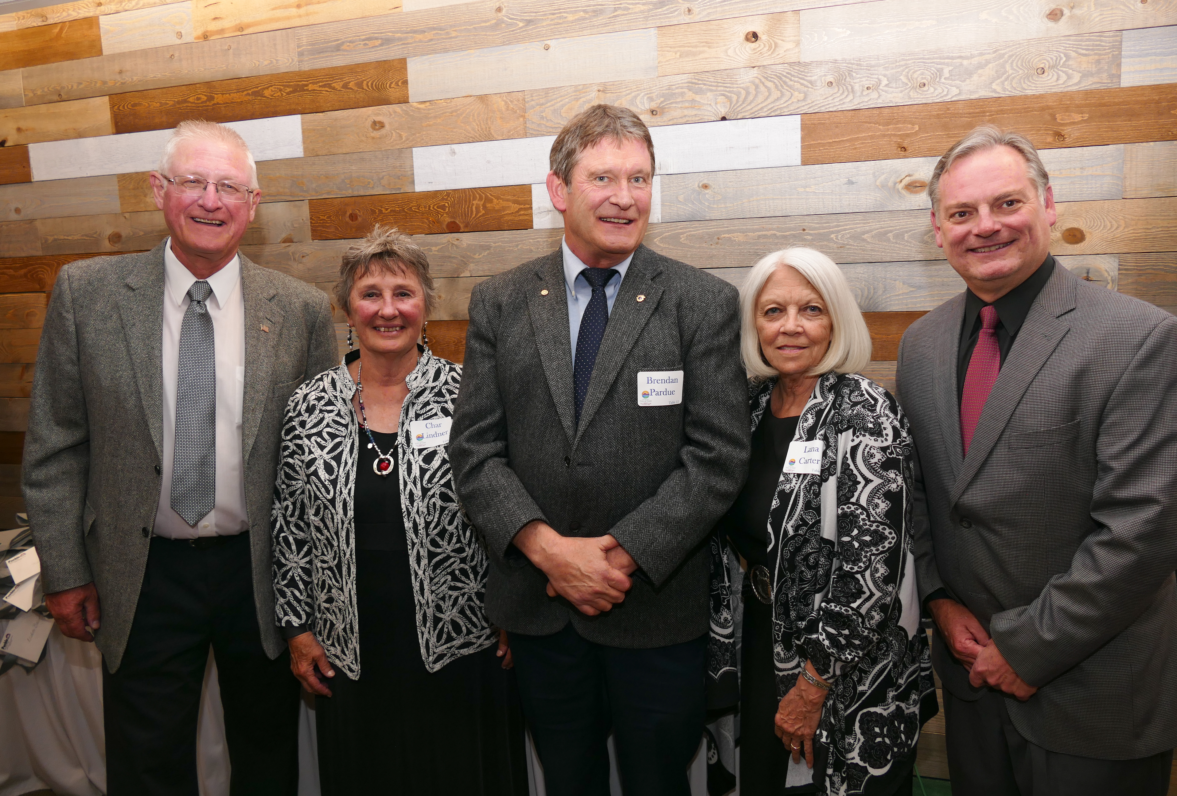 Ed Norden, left, 2019 inductees Char Lindner, Brendan Pardue and Dr ...