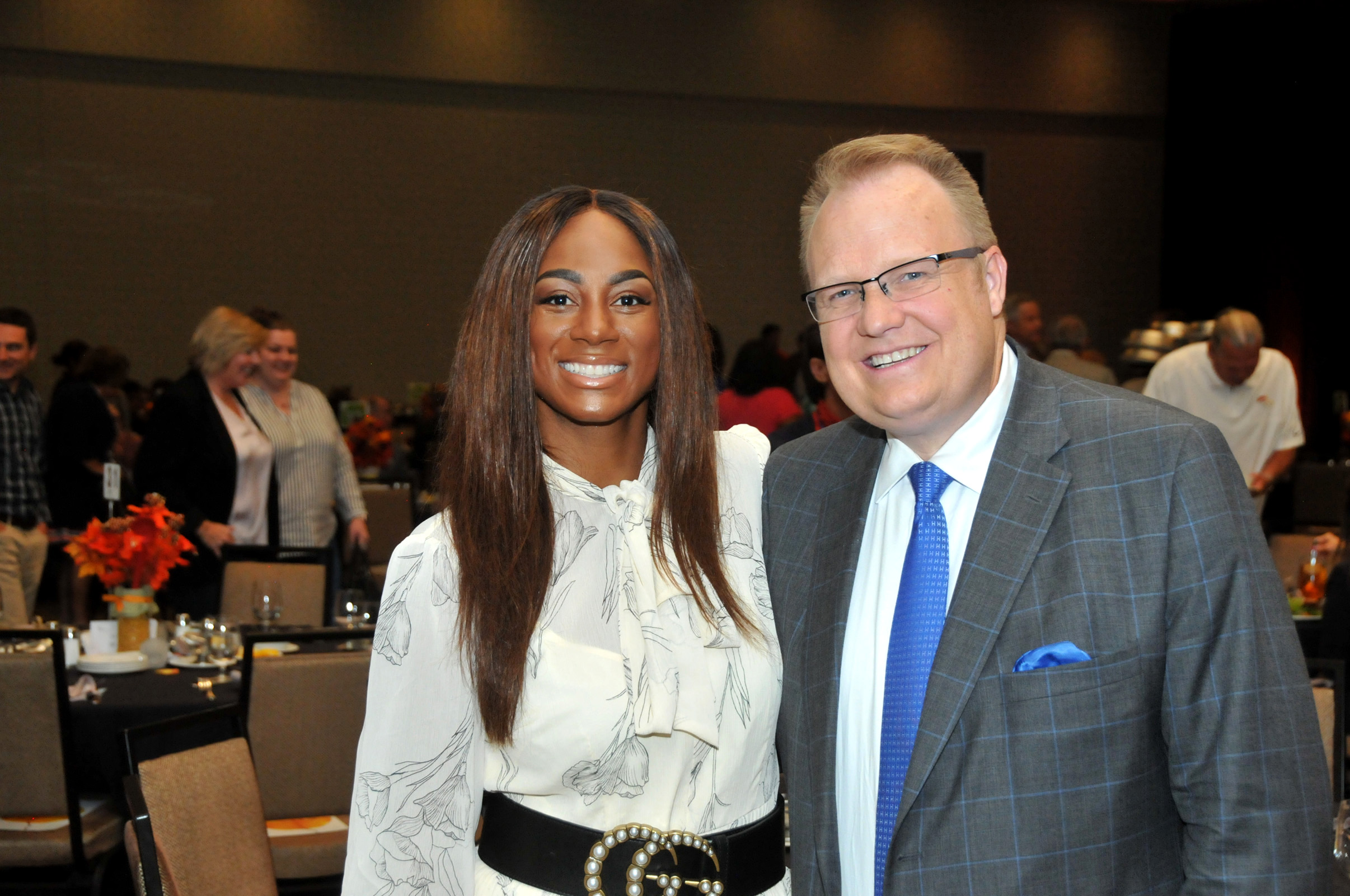 Aurora Mental Health Center Marketing Director Ebonii Shead, Emcee Lane ...