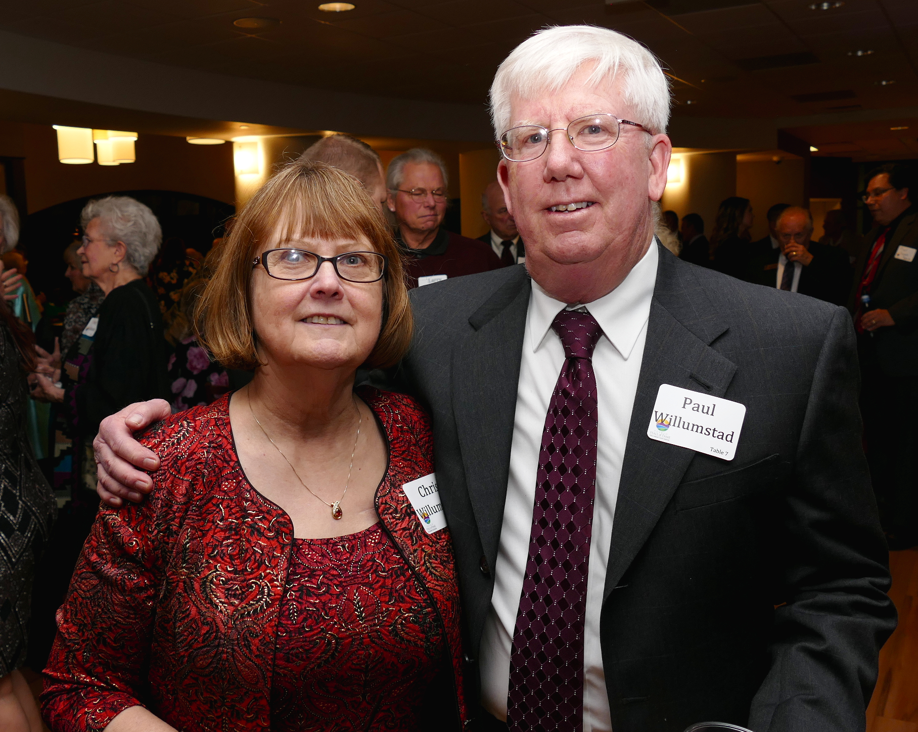 Chris and Paul Willumstad (he's past boad chair of the PCC Foundation