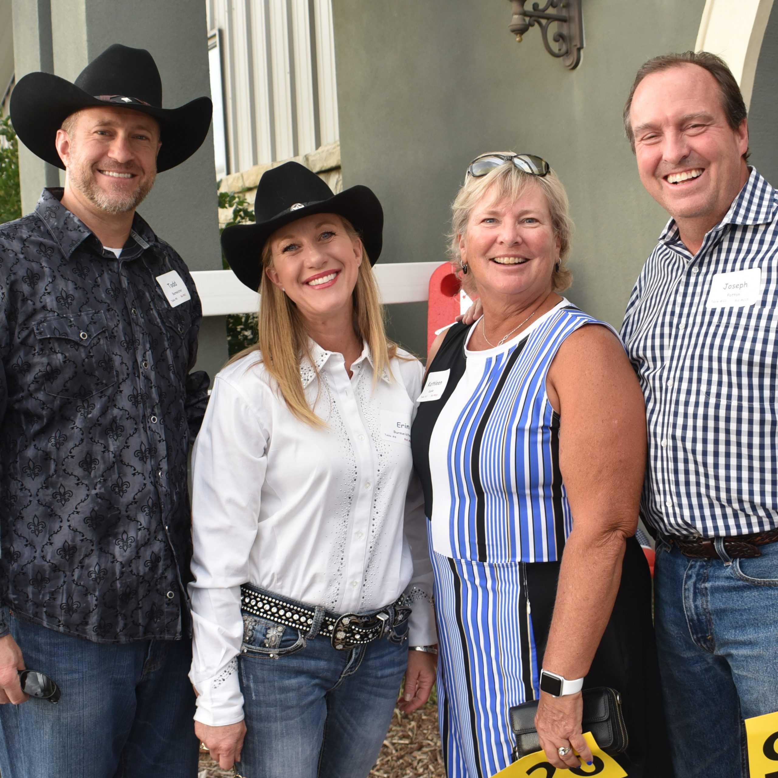 Todd and Erin Burmeister, left, with Kathleen Kaake and her brother ...