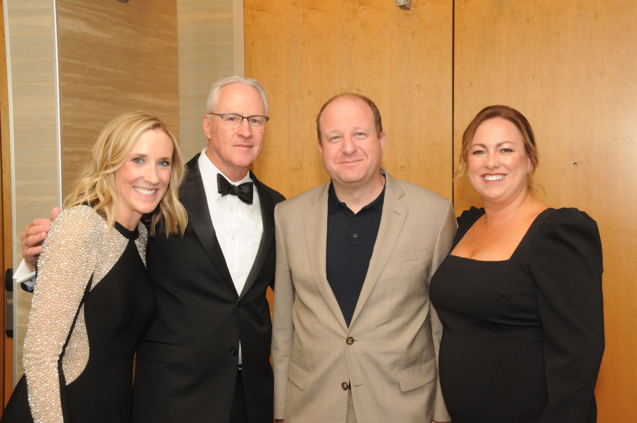 Jackie Devine, Norm Franke, Colorado Governor Polis, Hannah Bremer