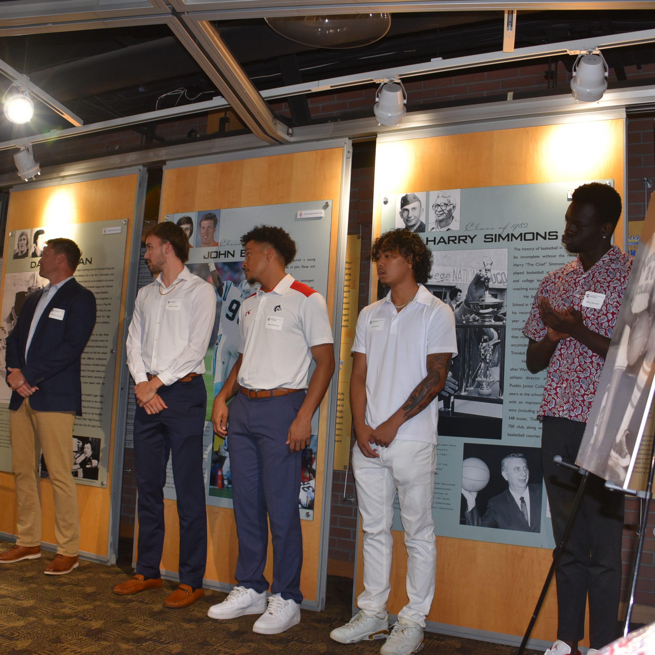 Coach Matt Hammer and CSUP basketball stars