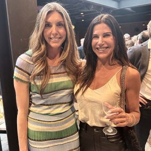 Event co-chair Alle Popkes with Karina Marconi. May Selby photo.