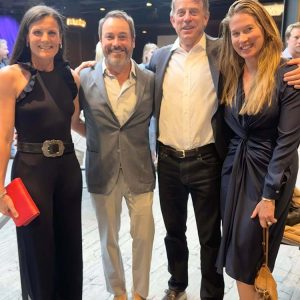 Amé and Mike Damaso with Brin McCagg and Katie Cooper. May Selby photo.