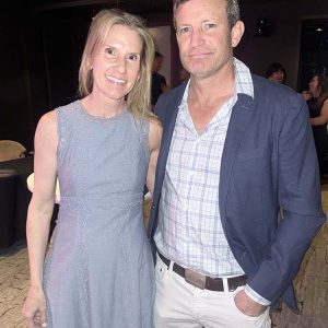 Event co-chair Christine Light with her husband, Andrew. May Selby photo.
