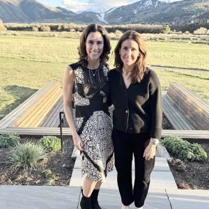Theatre Aspen Next co-chairs Erica Simpson and Amanda Hirsh. May Selby photo.