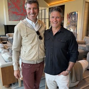 Men who appreciate the arts! Bret Hirsh and Janson Simpson. May Selby photo.
