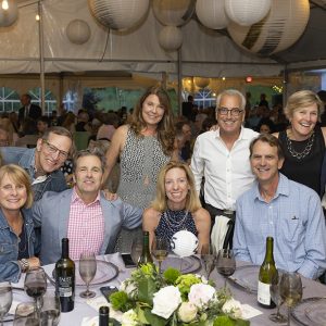 A table full of fun patrons at TACAW’s fourth annual gala. Sam Ferguson photo.